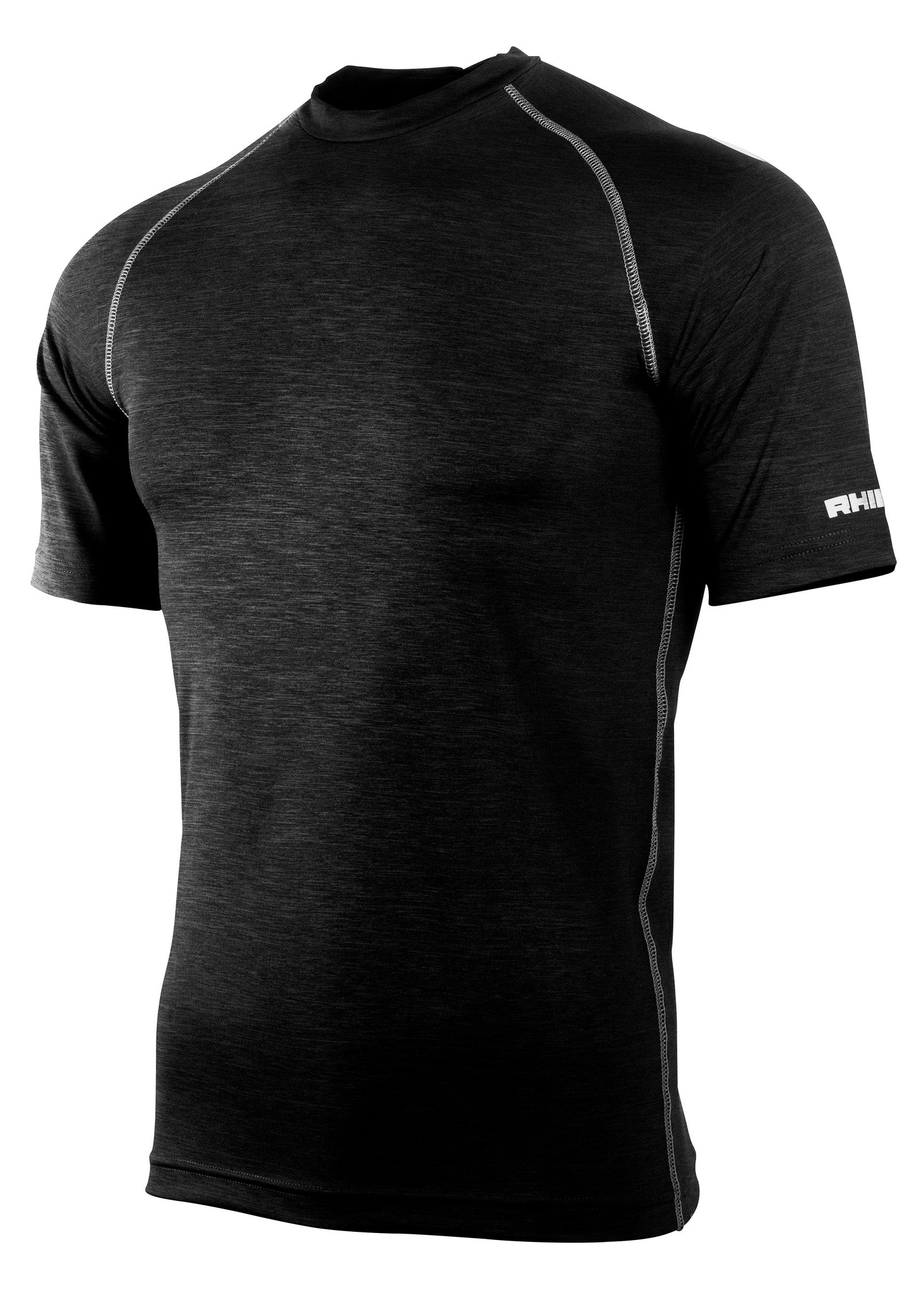 Rhino Men's Short Sleeve Baselayer Tee RH002 - Activewear Fitness Sports T-Shirt - Picture 16 of 21