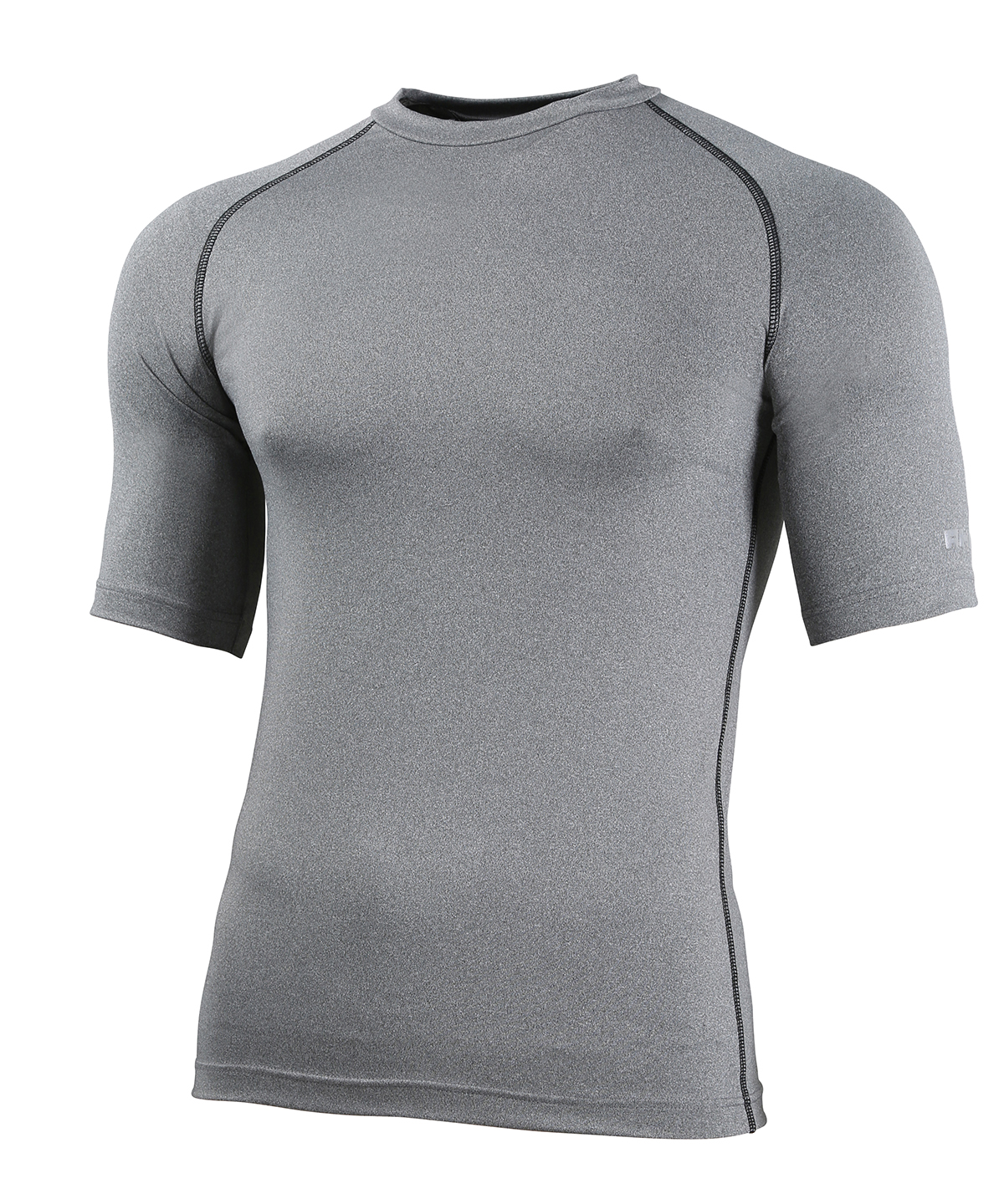 Rhino Men's Short Sleeve Baselayer Tee RH002 - Activewear Fitness Sports T-Shirt - Picture 21 of 21