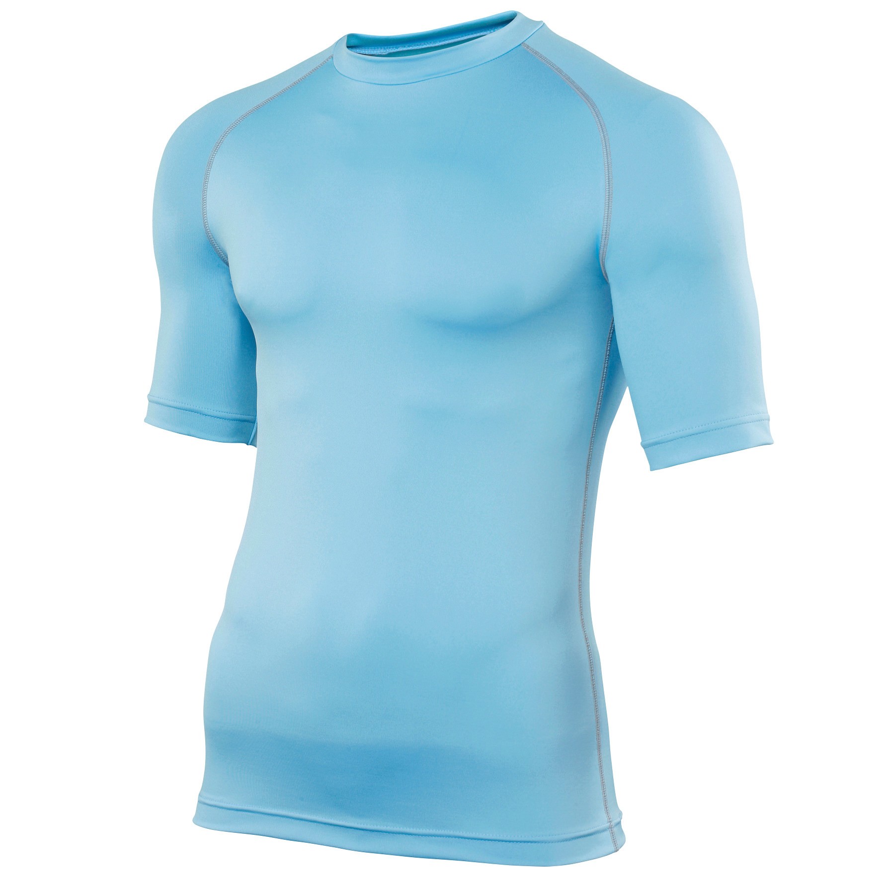 Rhino Men's Short Sleeve Baselayer Tee RH002 - Activewear Fitness Sports T-Shirt - Picture 20 of 21
