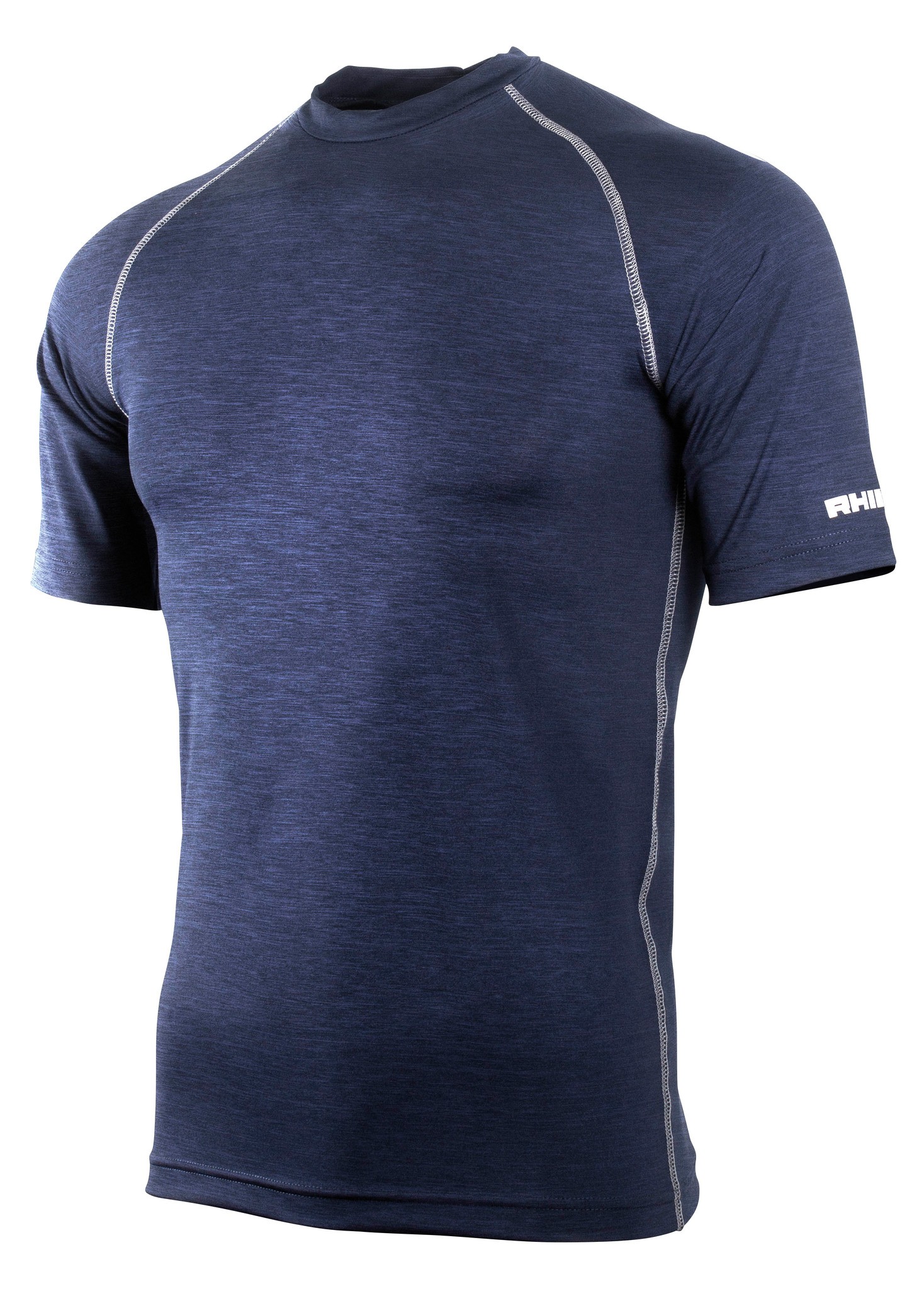 Rhino Men's Short Sleeve Baselayer Tee RH002 - Activewear Fitness Sports T-Shirt - Picture 10 of 21