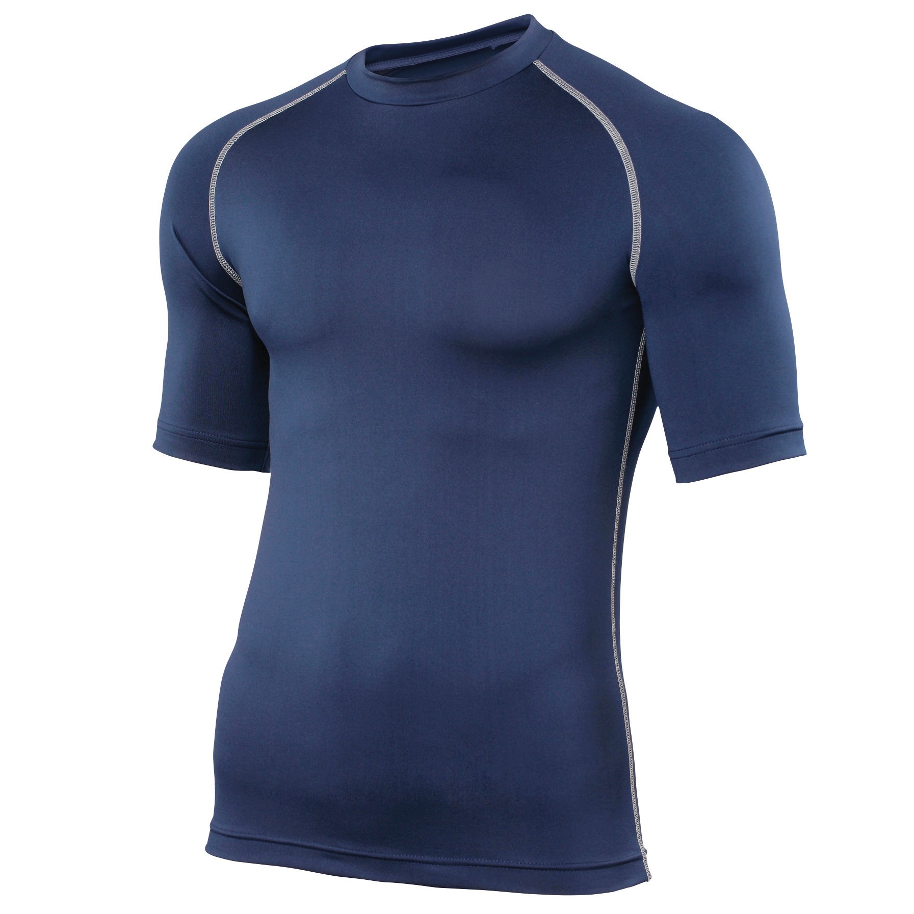 Rhino Men's Short Sleeve Baselayer Tee RH002 - Activewear Fitness Sports T-Shirt - Picture 11 of 21
