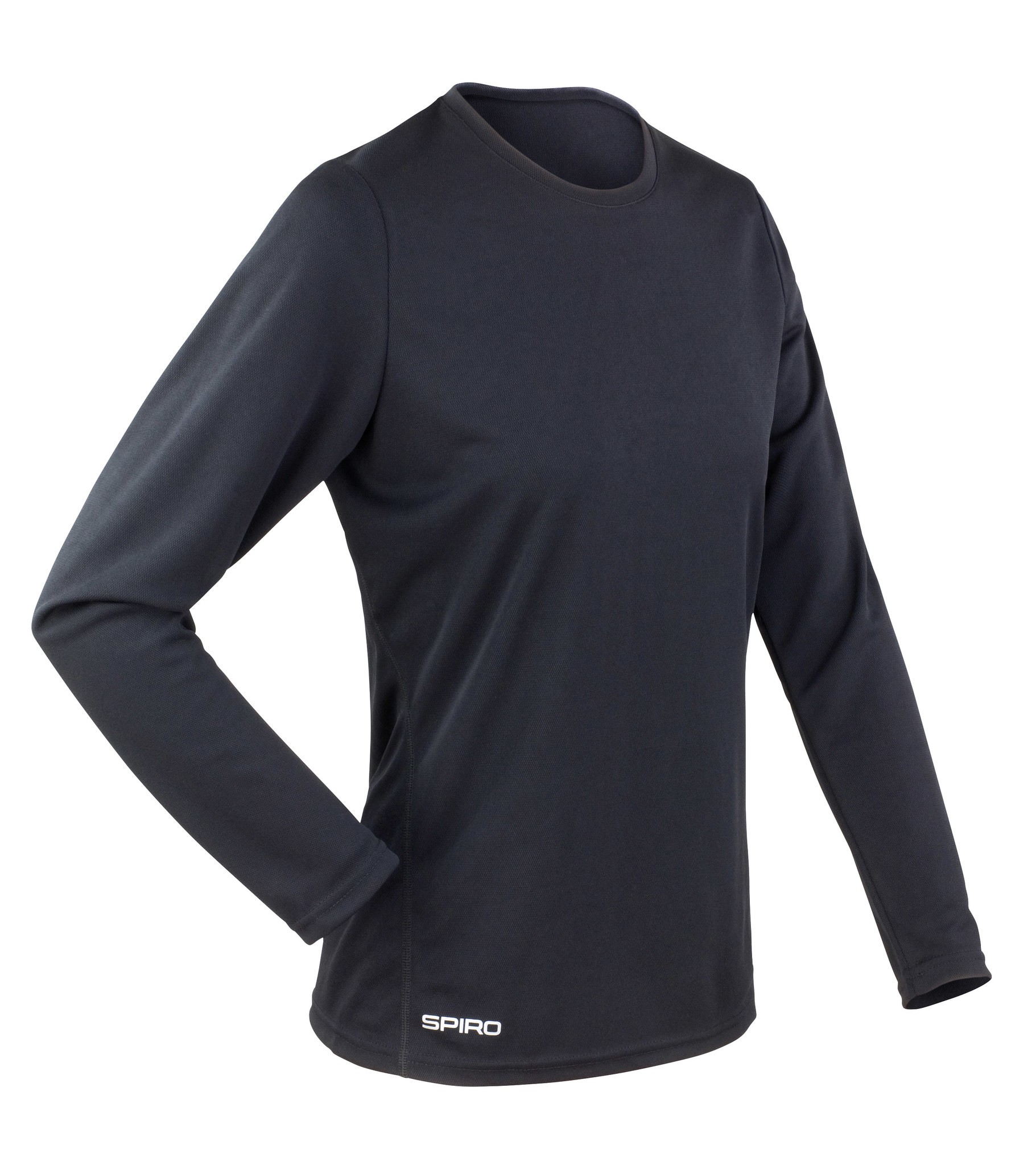 Spiro Women's Quick-Dry Long Sleeve T-Shirt S254F - Ladies Running Casual Tee - Picture 7 of 11
