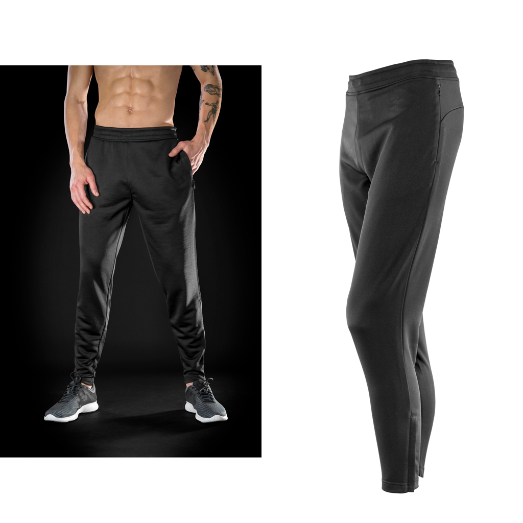 Spiro Men's Slim Fit Joggers S276M - Casual Pants Sports Gym Fitted ...