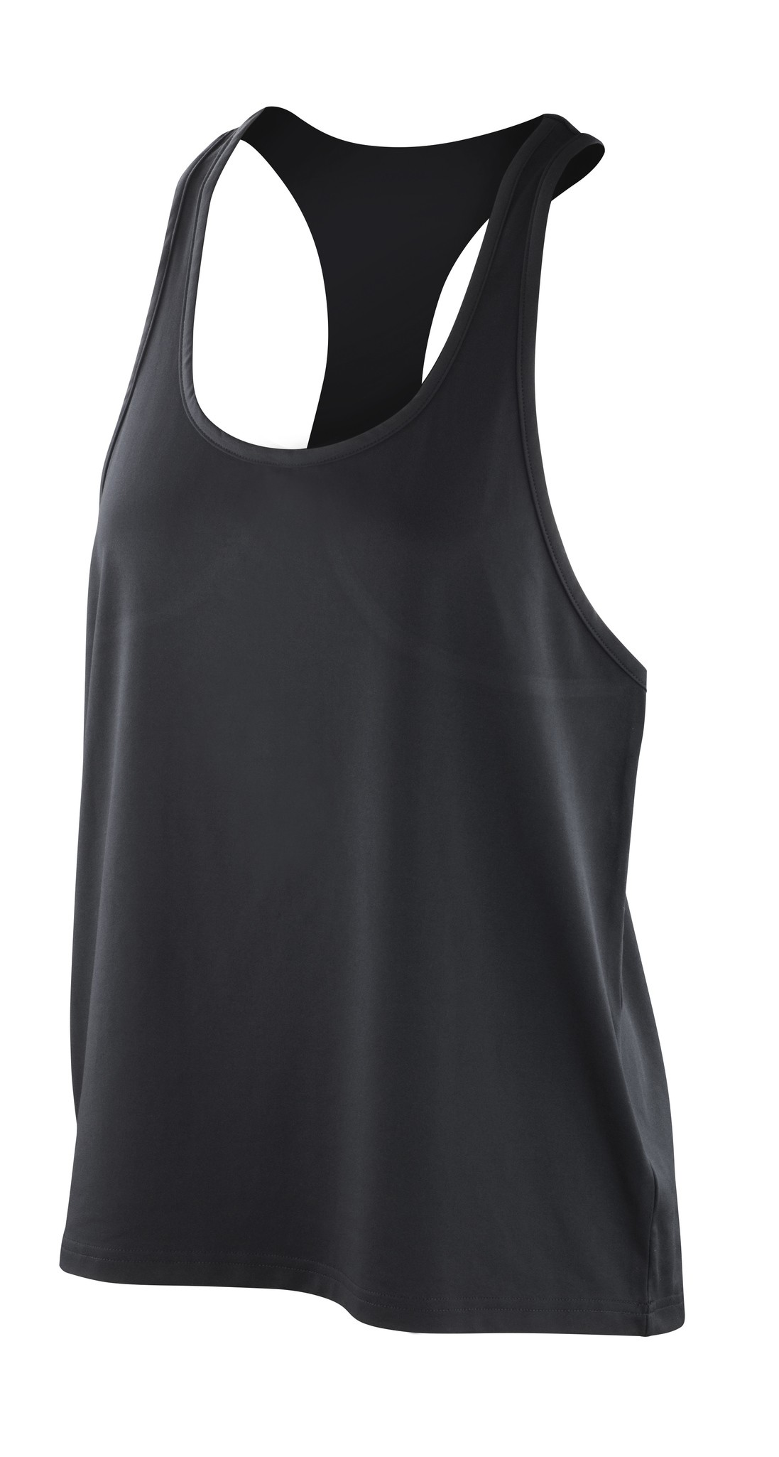Spiro Women's Softex Tank Top S285F - Ladies Running Stretched Sleeveless Top - Picture 7 of 10