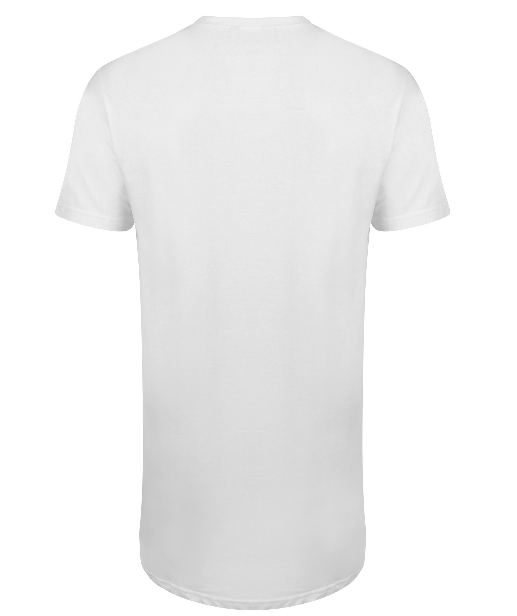 SF Longline T-Shirt with Dipped Hem (SF258) - Casual Short Sleeved Tee