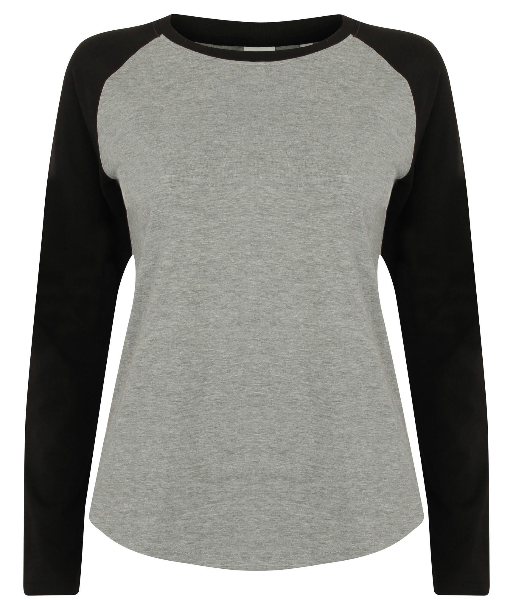 SF Women's Long Sleeve Baseball T-Shirt (SK271) - Crew Neck Casual Top