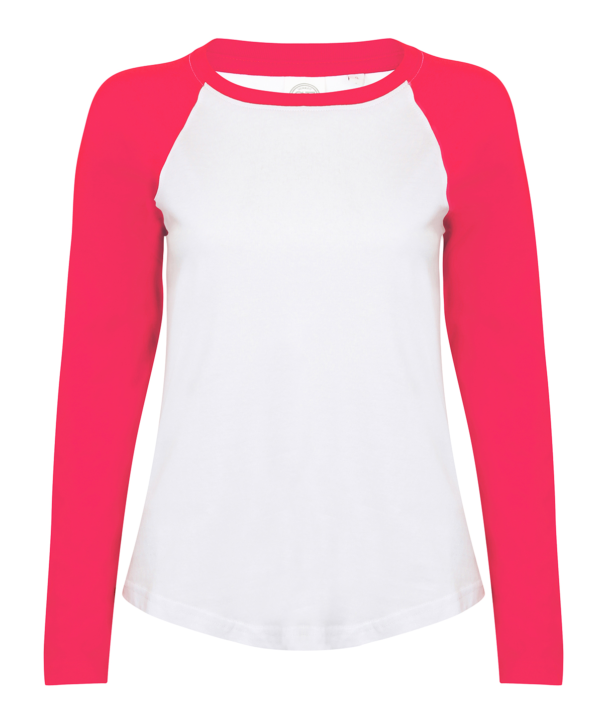 SF Women's Long Sleeve Baseball T-Shirt (SK271) - Crew Neck Casual Top