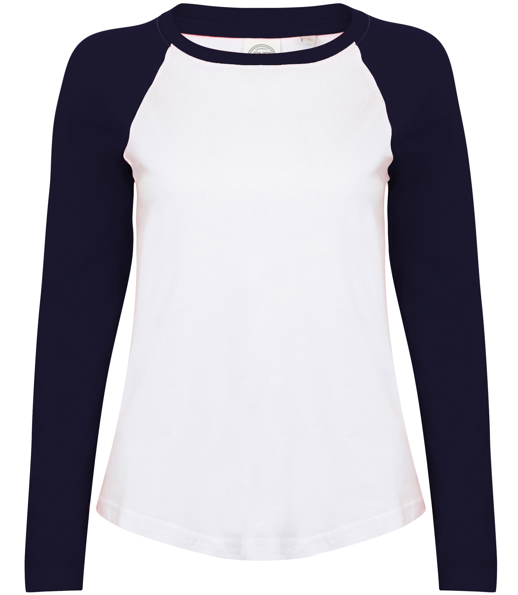 SF Women's Long Sleeve Baseball T-Shirt (SK271) - Crew Neck Casual Top