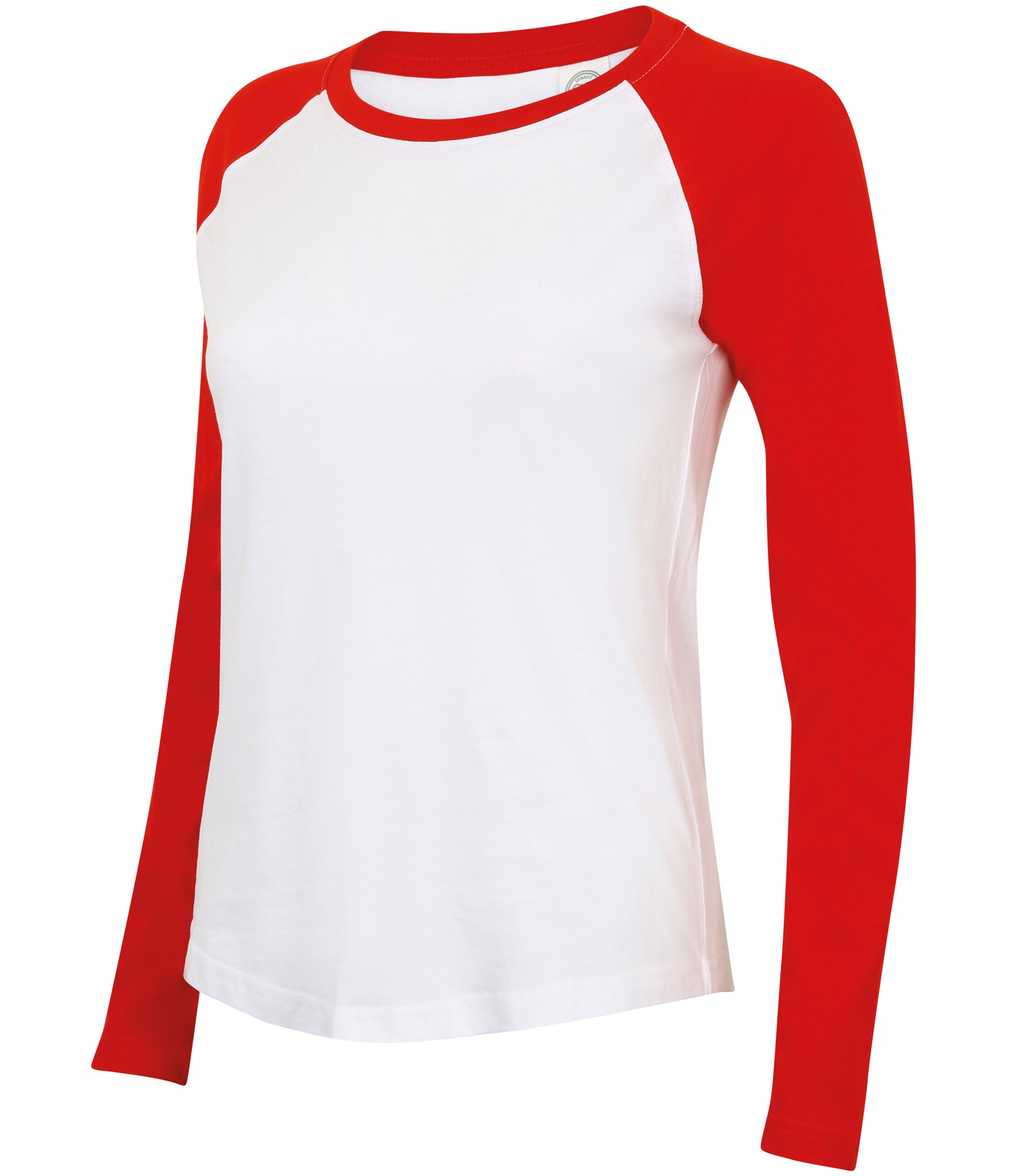 SF Women's Long Sleeve Baseball T-Shirt (SK271) - Crew Neck Casual Top