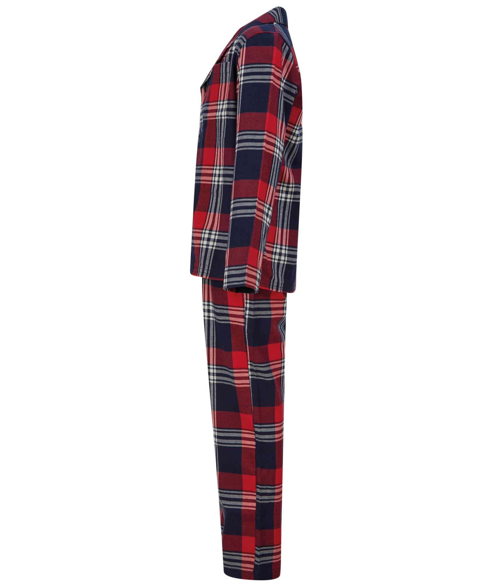 SF Minni Kids Tartan Lounge Set SM074 - Full Sleeves Plain Hem - Picture 11 of 11