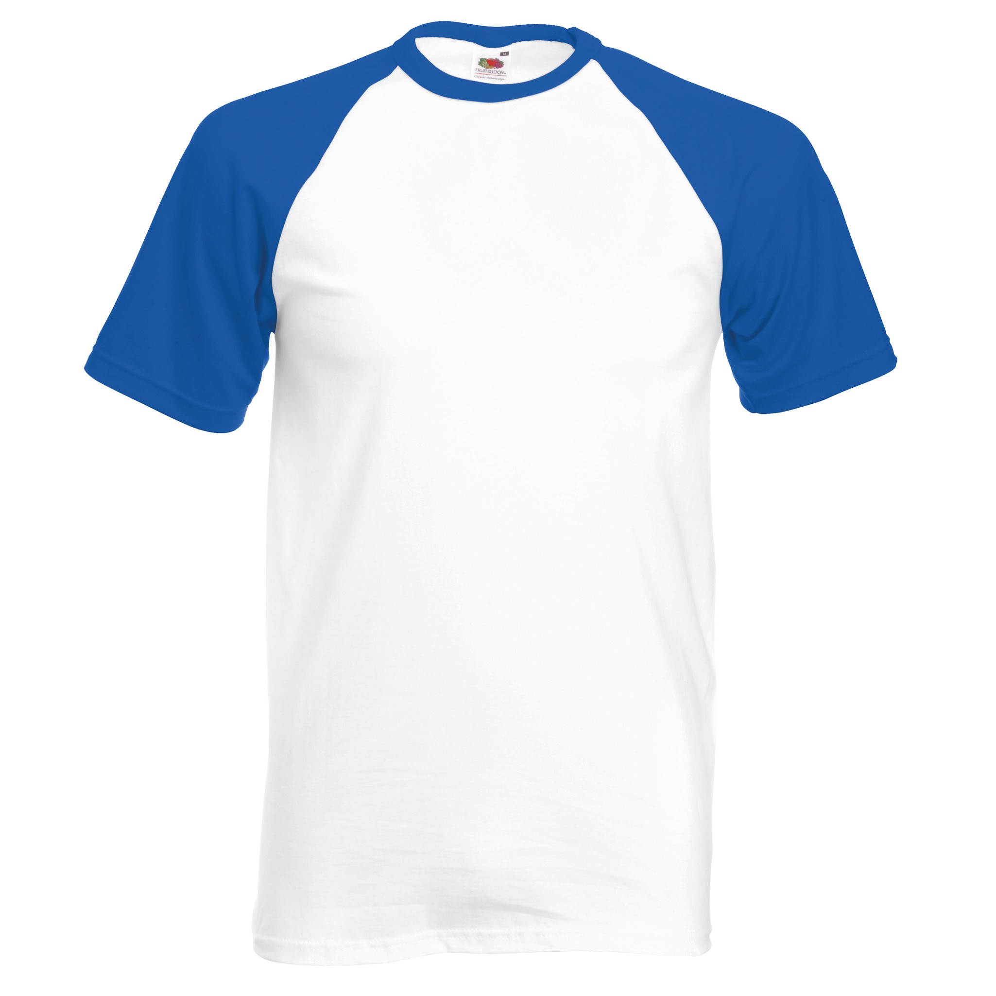 Fruit of the Loom Tee de béisbol de manga corta - camiseta raglan top - Imagen 6 de 9