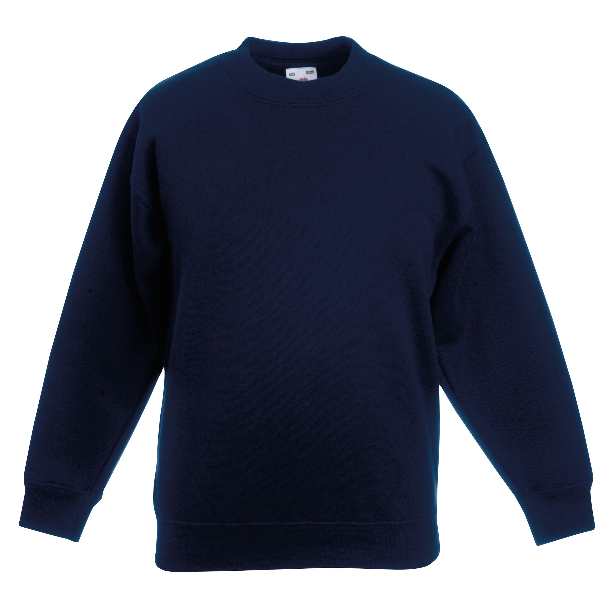 Kids Set-in Sweatshirt -Boys Girls Fruit of the Loom Jumper - Picture 15 of 17