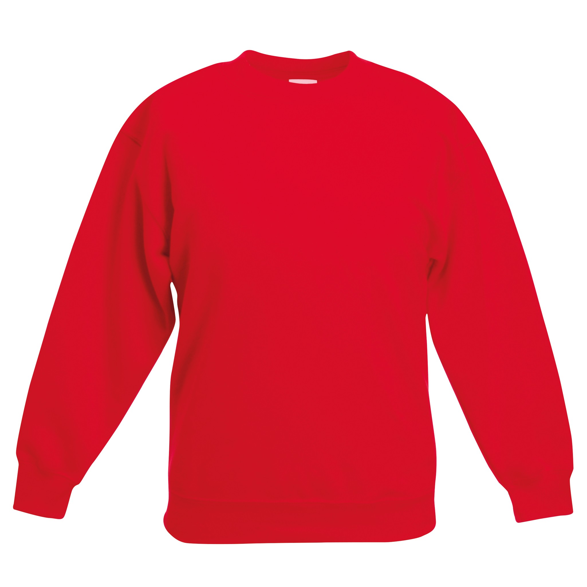 Kids Set-in Sweatshirt -Boys Girls Fruit of the Loom Jumper - Picture 10 of 17