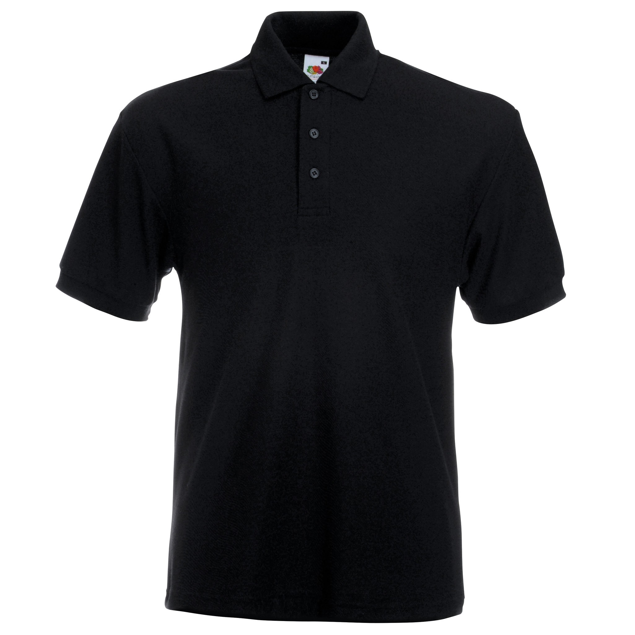 Heavyweight Short Sleeve Polo Shirt - Fruit of the Loom Top - Picture 10 of 13