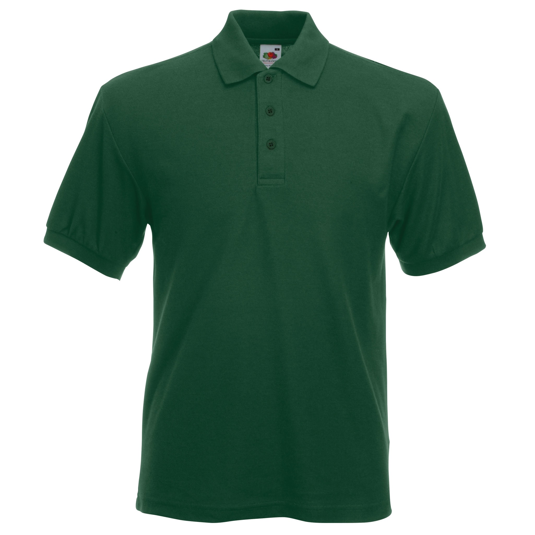 Heavyweight Short Sleeve Polo Shirt - Fruit of the Loom Top - Picture 11 of 13
