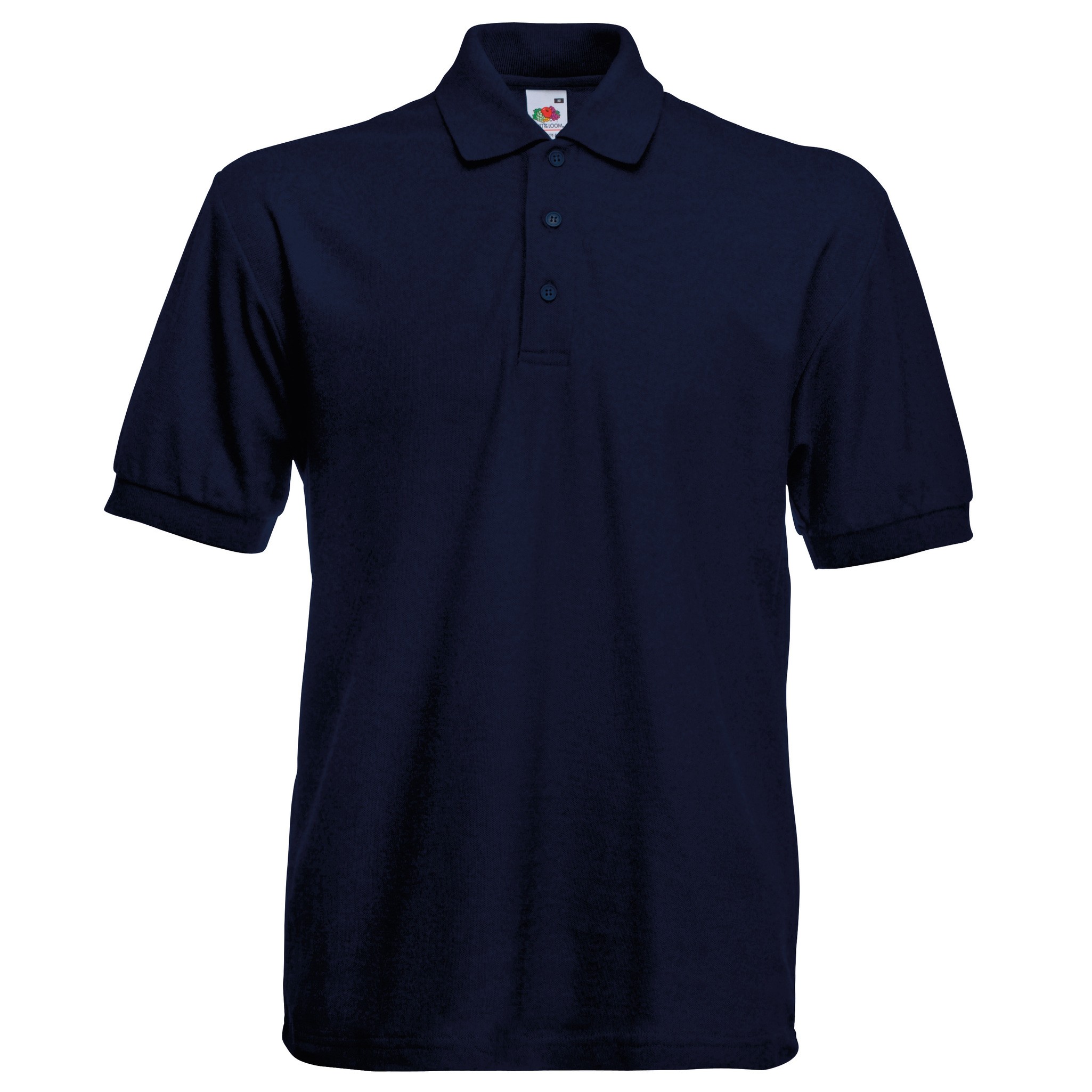 Heavyweight Short Sleeve Polo Shirt - Fruit of the Loom Top - Picture 13 of 13