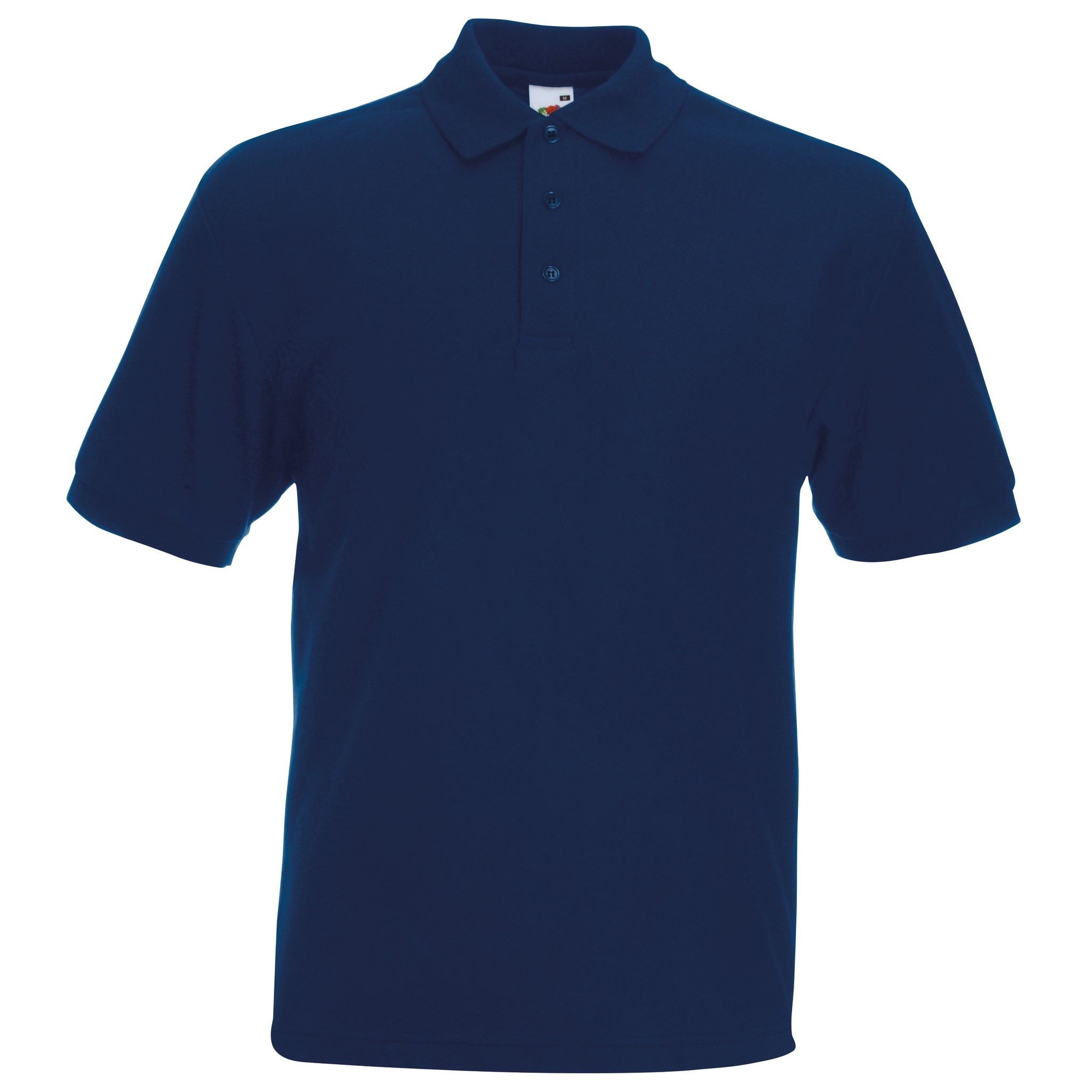 Heavyweight Short Sleeve Polo Shirt - Fruit of the Loom Top - Picture 7 of 13