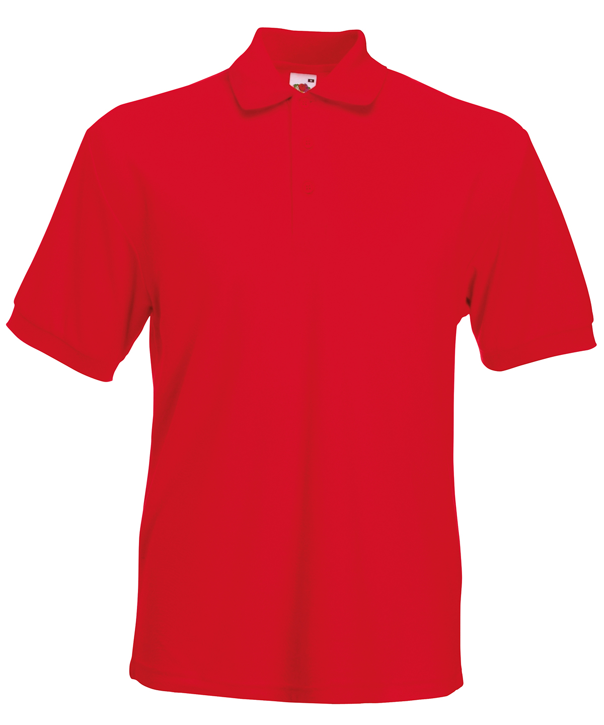 Heavyweight Short Sleeve Polo Shirt - Fruit of the Loom Top - Picture 5 of 13