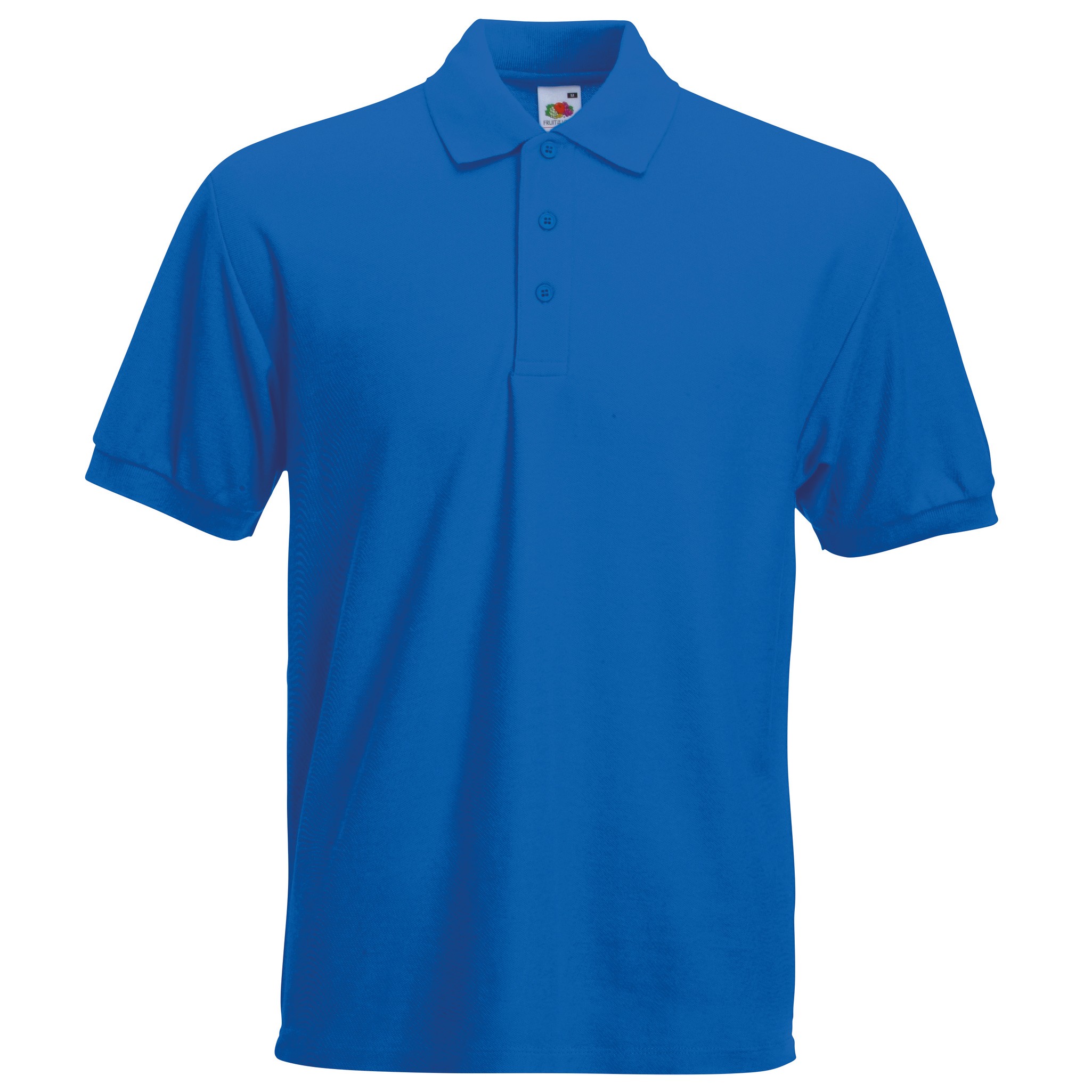 Heavyweight Short Sleeve Polo Shirt - Fruit of the Loom Top - Picture 8 of 13