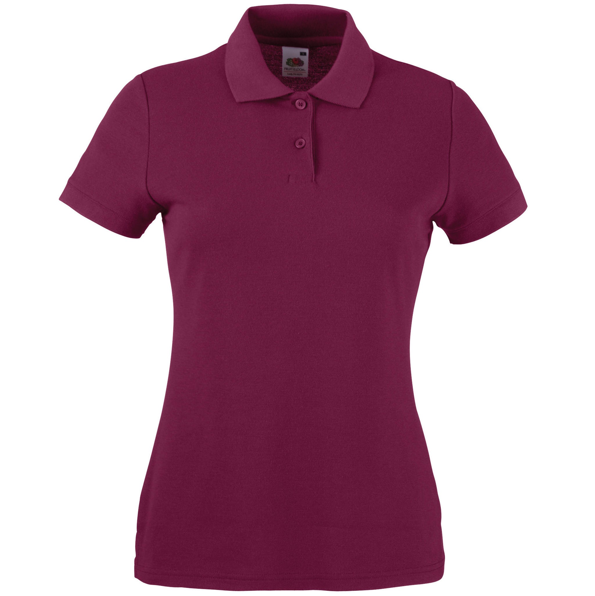 Camisa polo de piqué para mujer Fruit of the Loom deportiva informal - Imagen 8 de 17