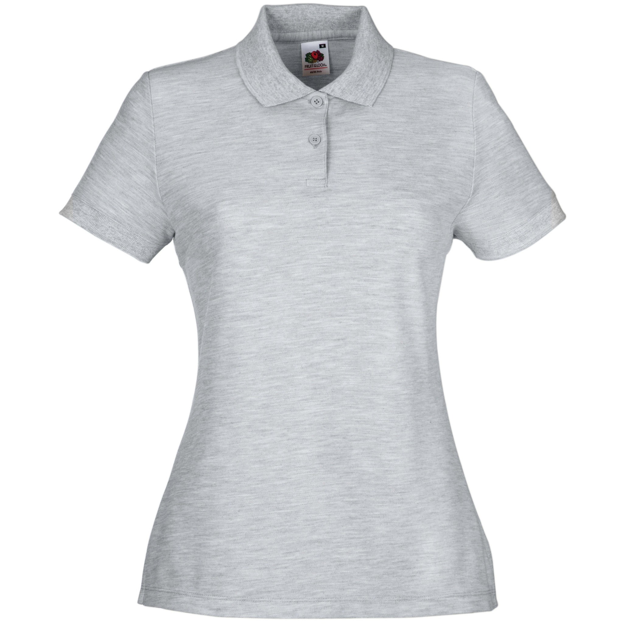 Camisa polo de piqué para mujer Fruit of the Loom deportiva informal - Imagen 10 de 17