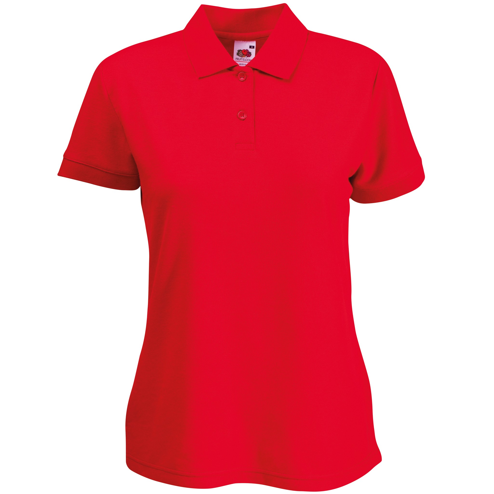 Camisa polo de piqué para mujer Fruit of the Loom deportiva informal - Imagen 13 de 17