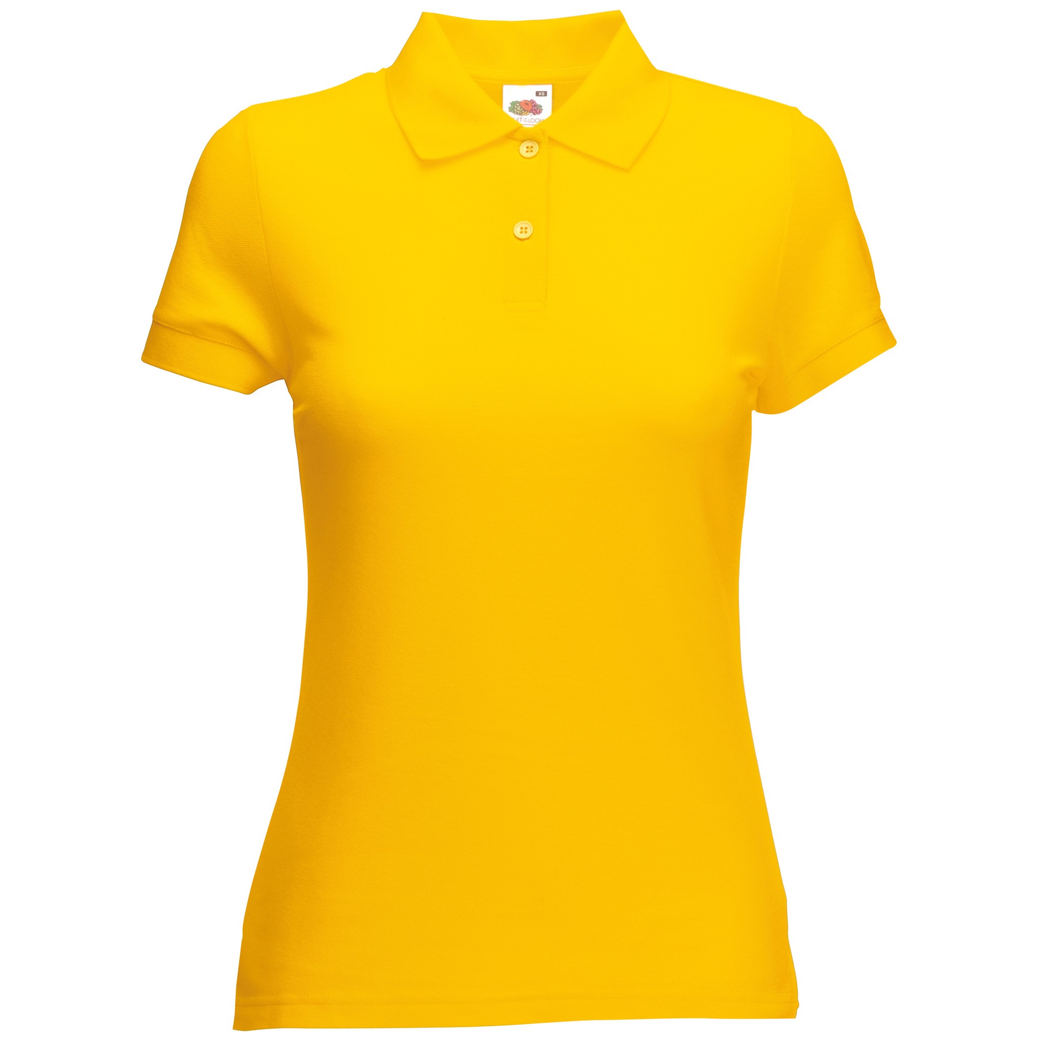 Camisa polo de piqué para mujer Fruit of the Loom deportiva informal - Imagen 16 de 17