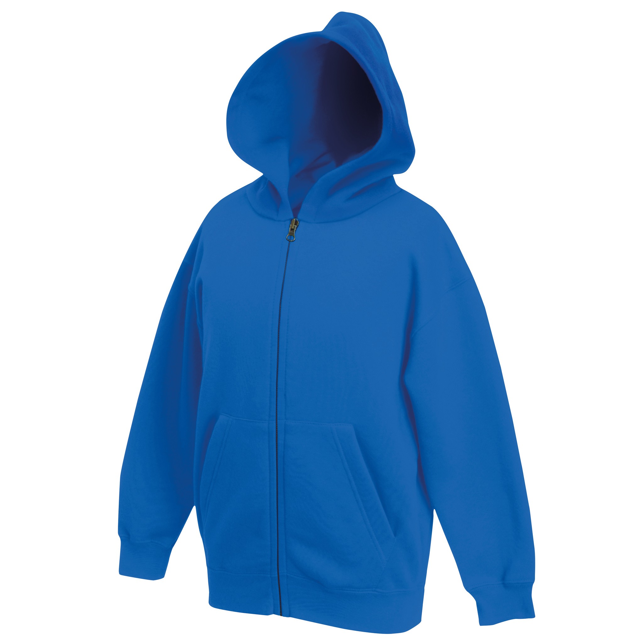 Kids Classic Hooded Sweatshirt - Fruit of the Loom Boys/Girls hoodie - Picture 8 of 11