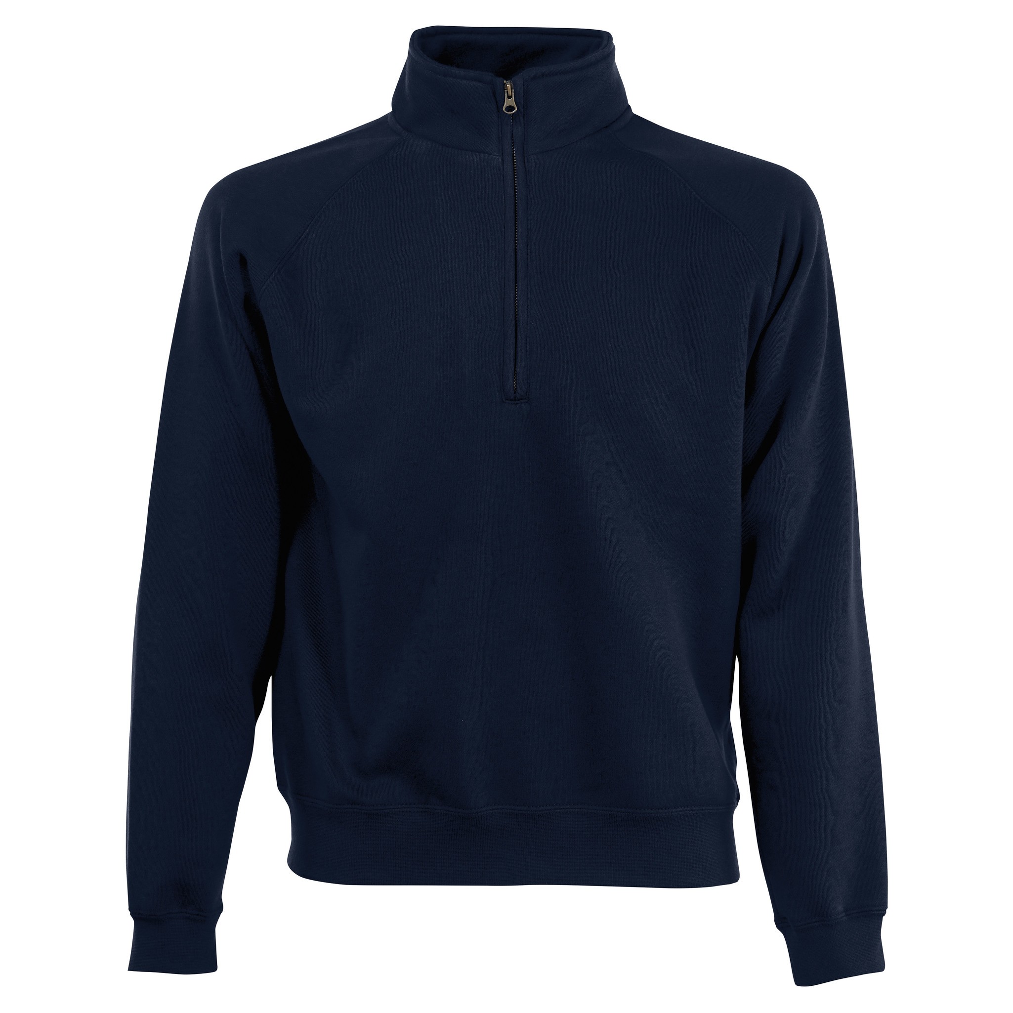 Fruit of the Loom Men's Classic 80/20 Zip Neck Casual Sweatshirt - Picture 6 of 7