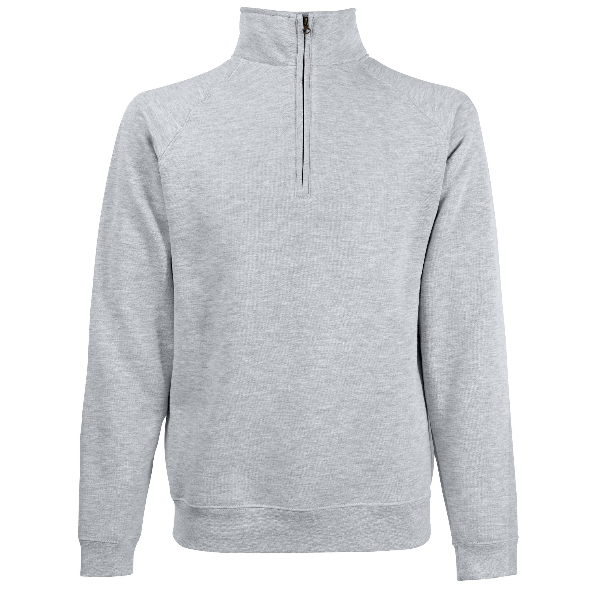 Fruit of the Loom Men's Classic 80/20 Zip Neck Casual Sweatshirt - Picture 7 of 7