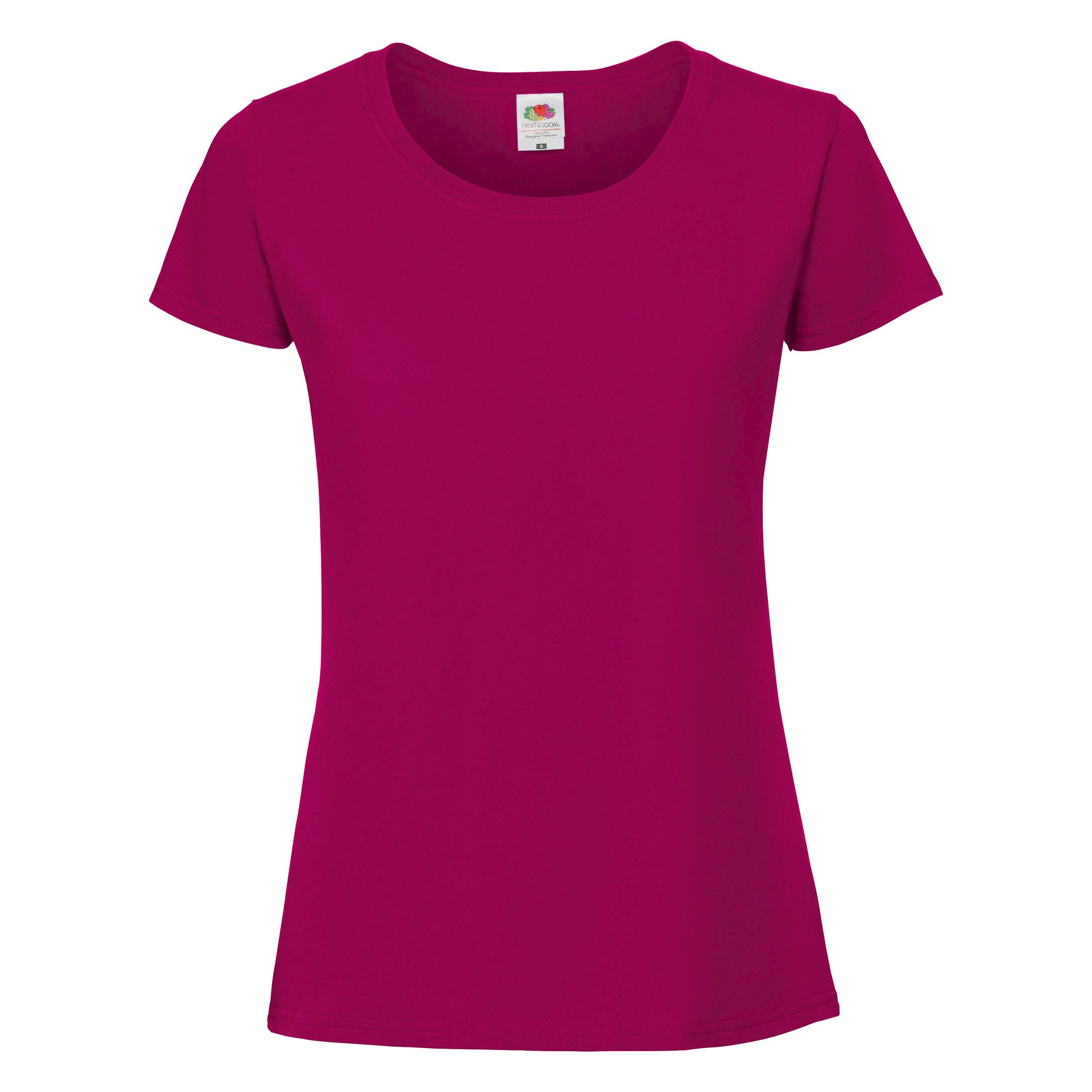 Camiseta premium hilada en anillos para mujer - Top Fruit of the Loom Lady Fit - Imagen 11 de 41