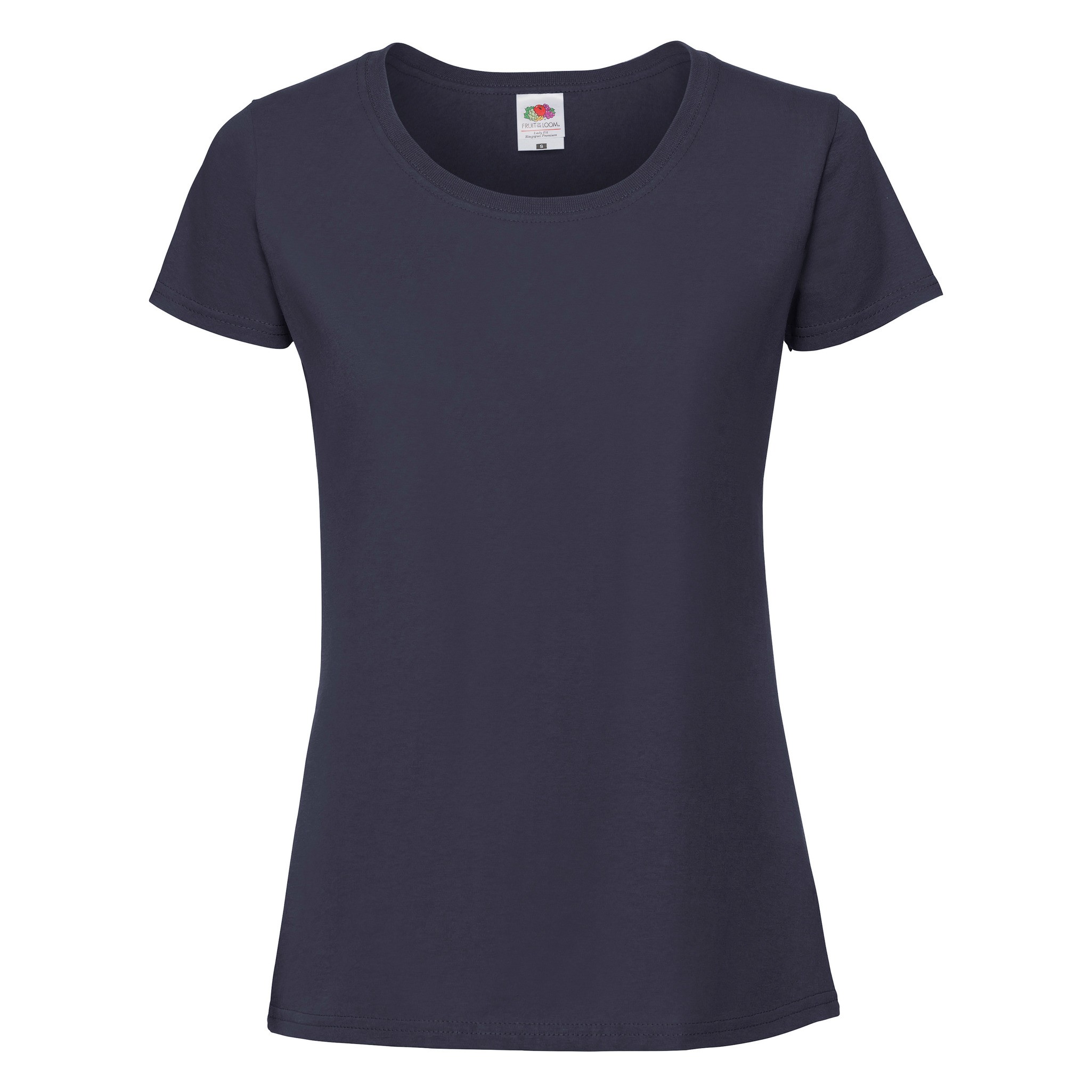 Camiseta premium hilada en anillos para mujer - Top Fruit of the Loom Lady Fit - Imagen 12 de 41