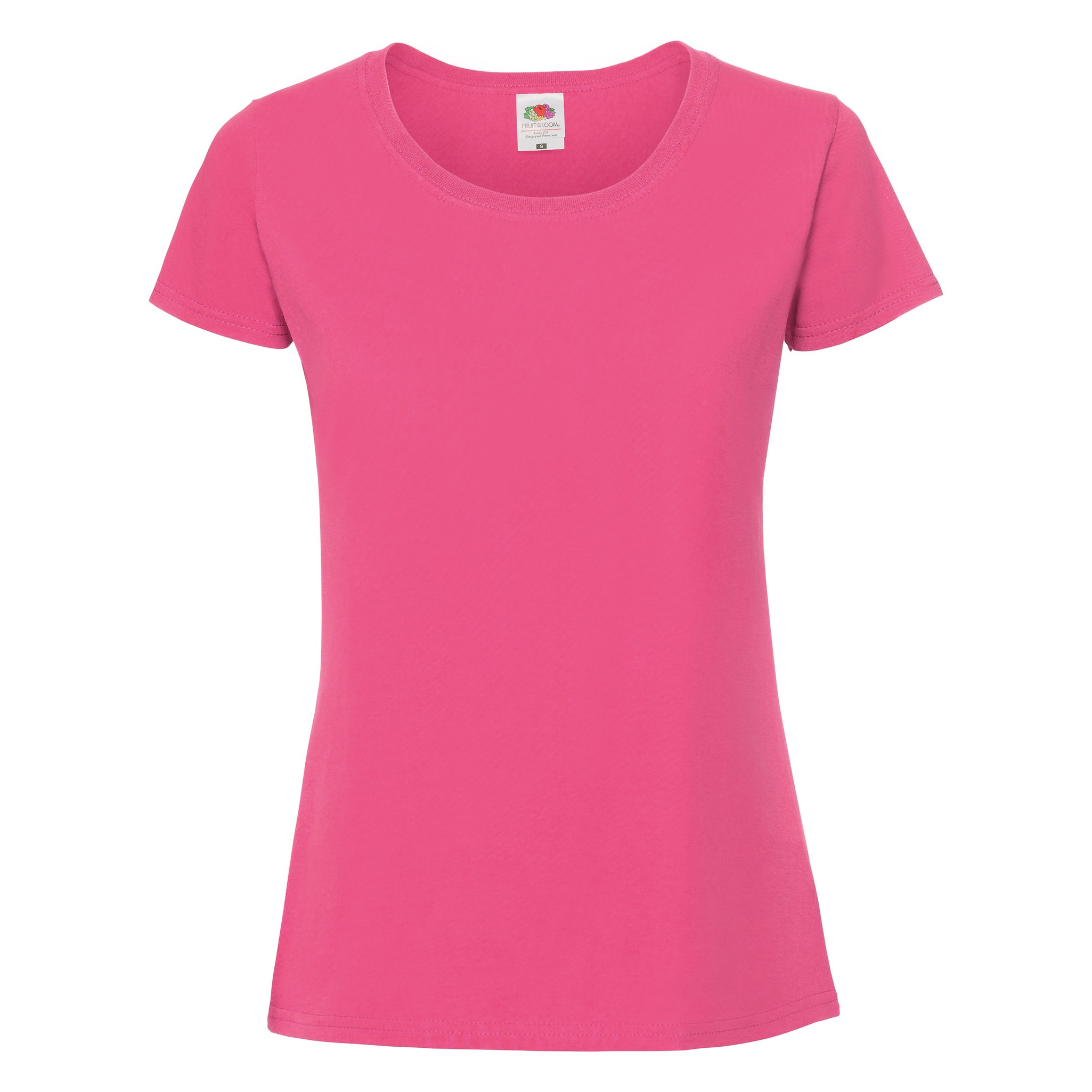 Camiseta premium hilada en anillos para mujer - Top Fruit of the Loom Lady Fit - Imagen 16 de 41