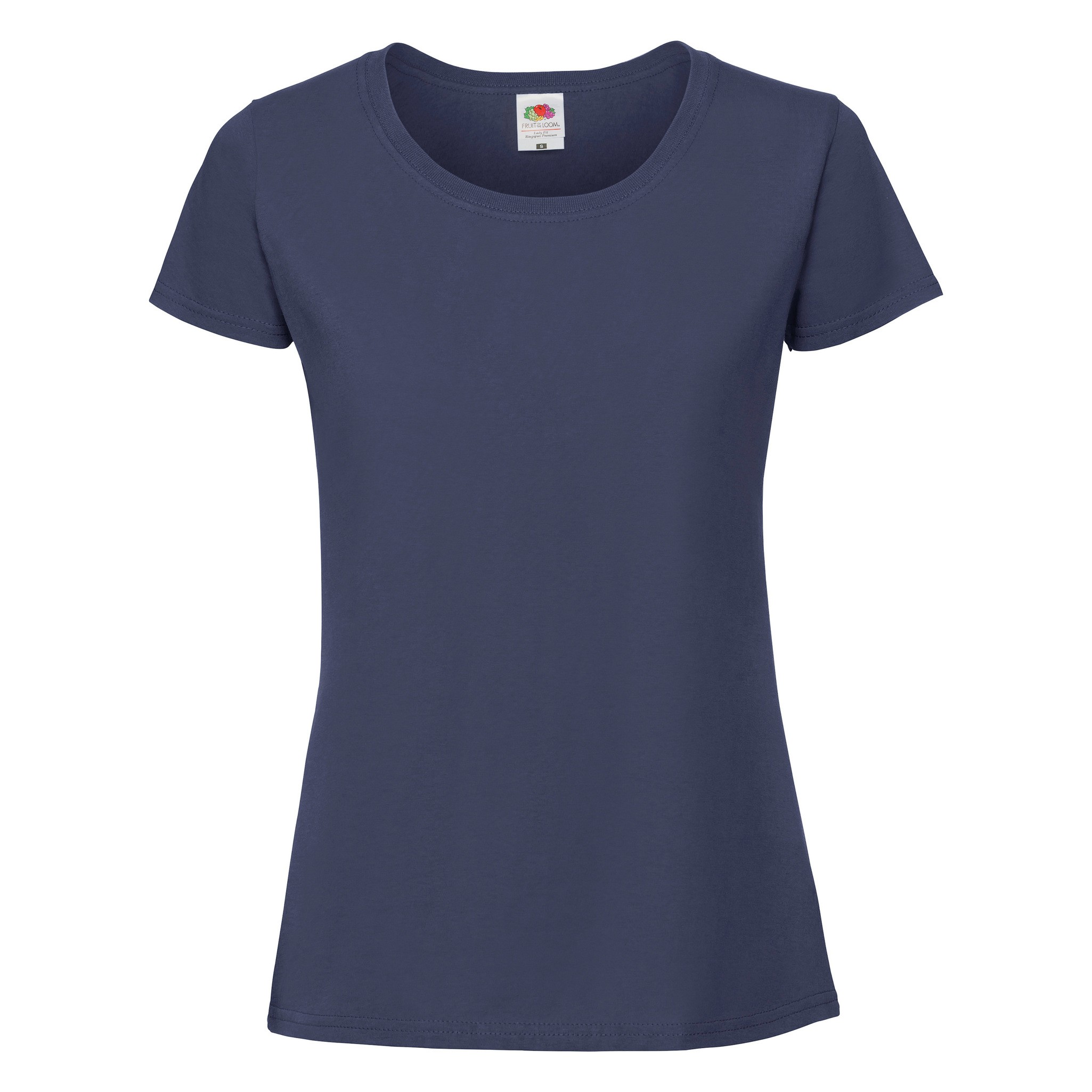 Camiseta premium hilada en anillos para mujer - Top Fruit of the Loom Lady Fit - Imagen 24 de 41