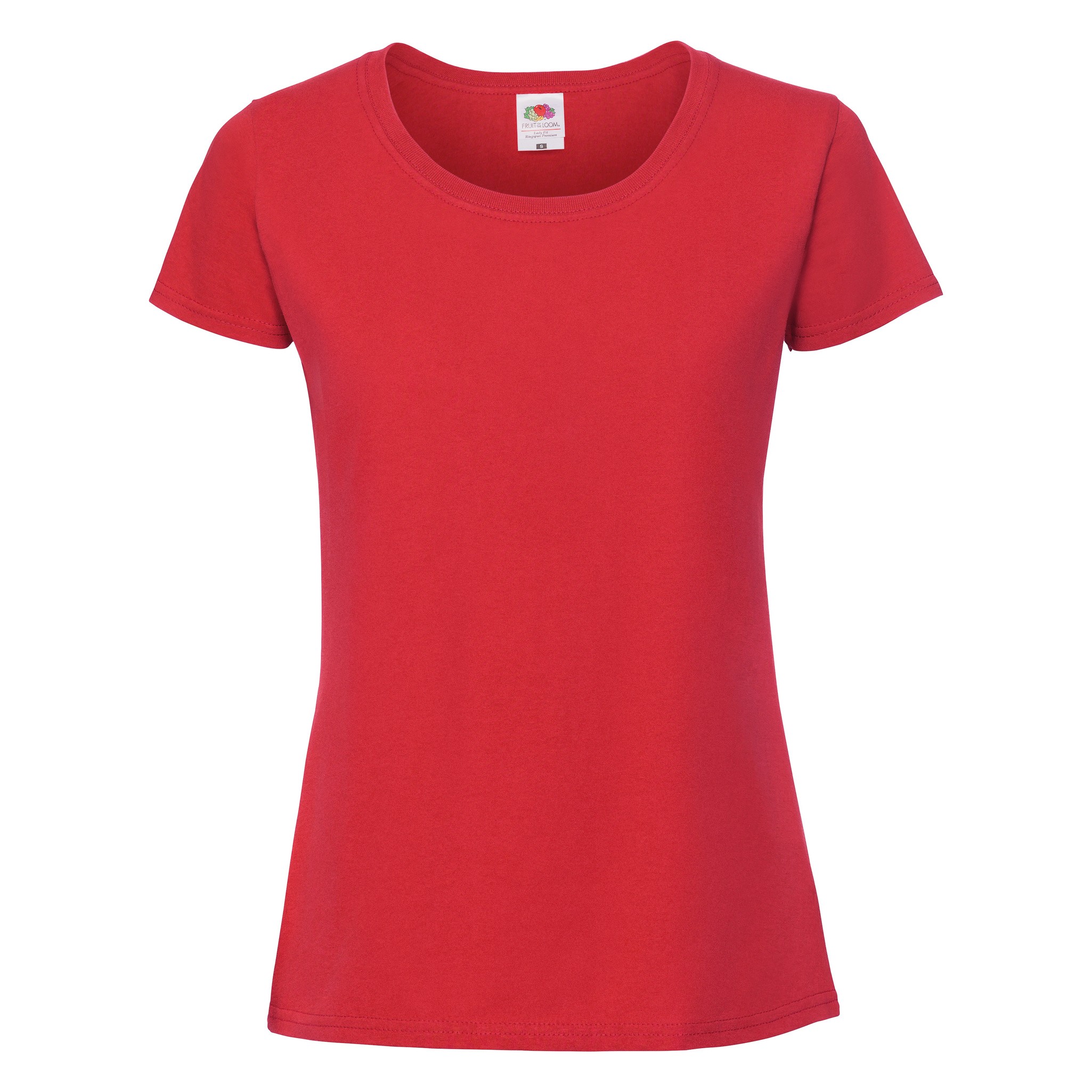 Camiseta premium hilada en anillos para mujer - Top Fruit of the Loom Lady Fit - Imagen 30 de 41