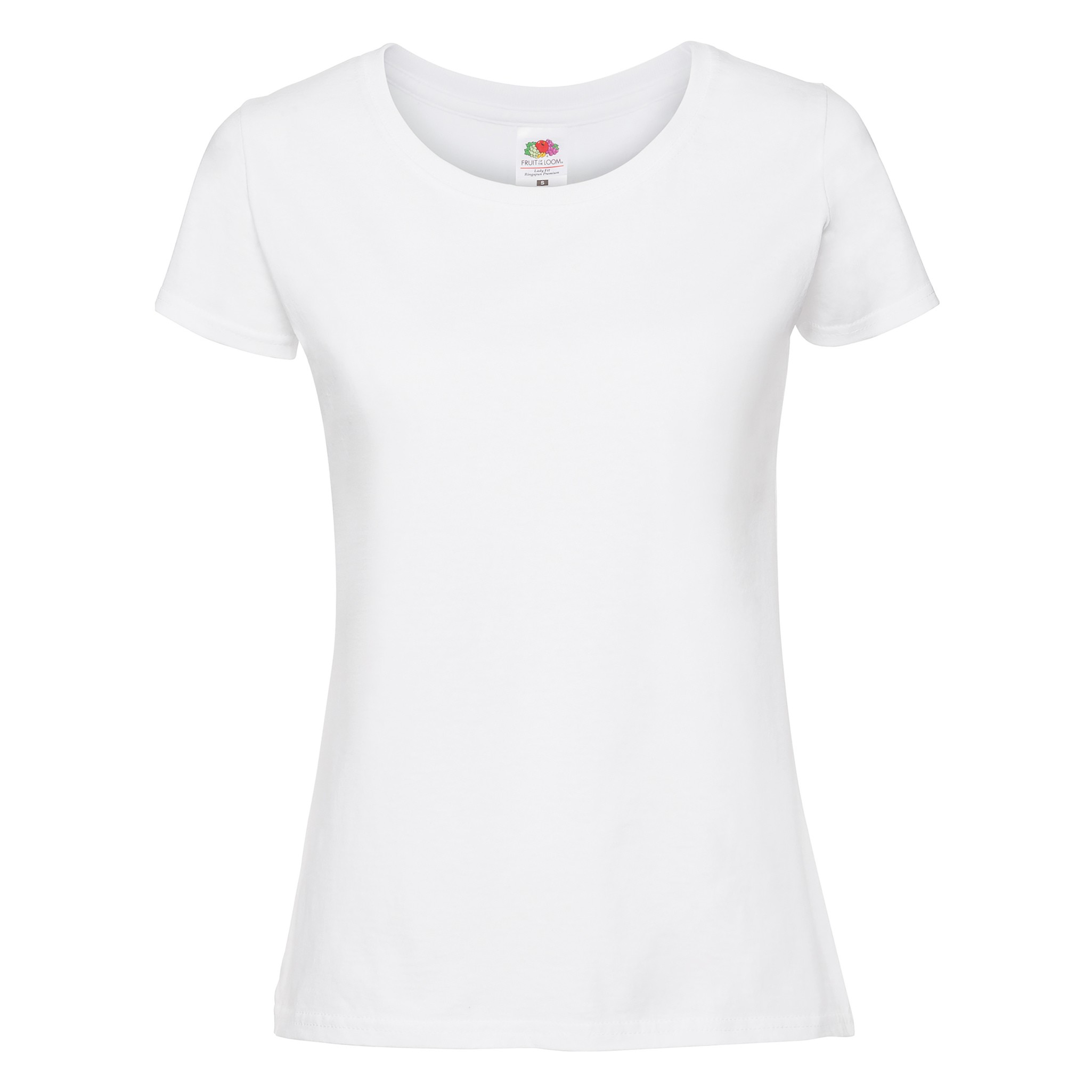 Camiseta premium hilada en anillos para mujer - Top Fruit of the Loom Lady Fit - Imagen 36 de 41