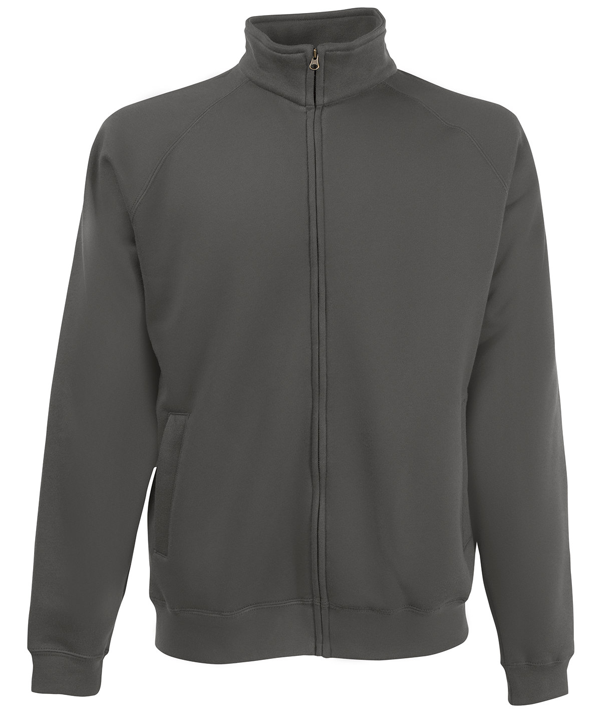 Fruit of The Loom Premium 70/30 Sweatshirt Jacket - Men's Zipped top - Picture 8 of 9