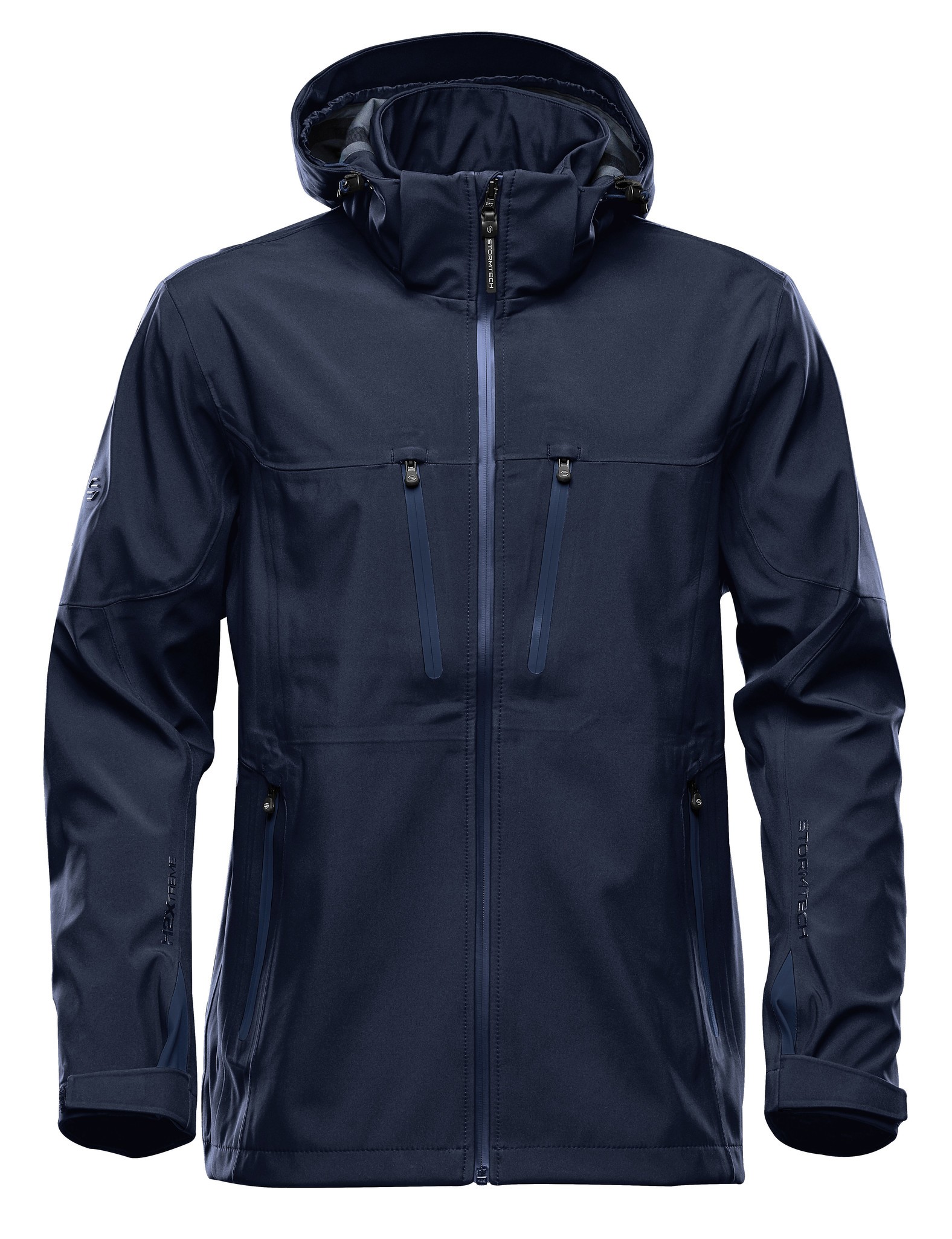 Pre-owned Stormtech Patrol Technical Softshell Jacket Xb-3w -men's Hooded Softshell Fleece In Navy/navy