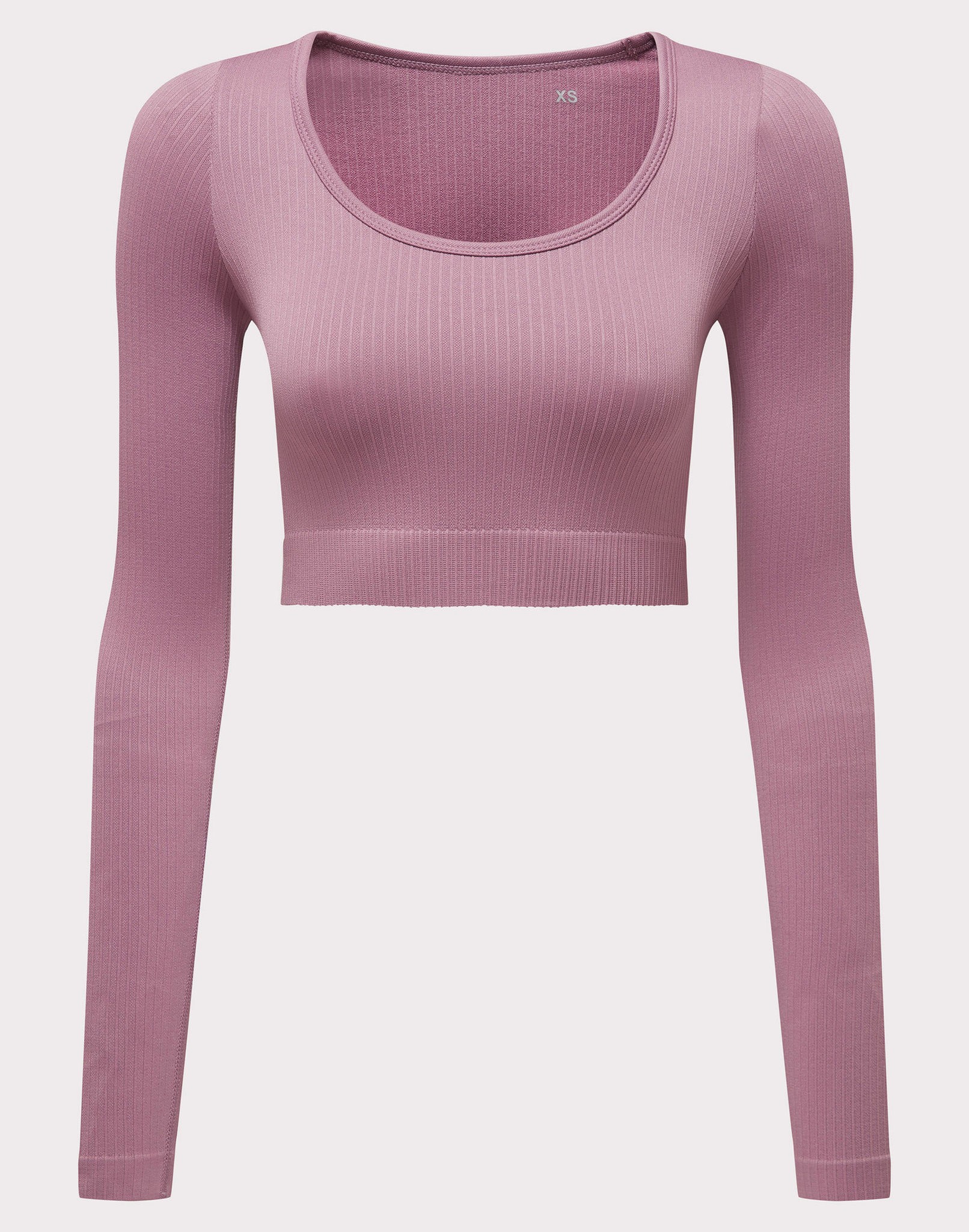 TriDri Women’s Ribbed Seamless ‘3D Fit’ Crop Top TR224 – Long Sleeve Top