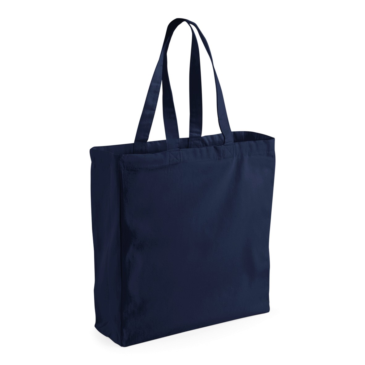 Westford Mill Canvas Classic Shopper Bag (W108) - Canvas Cotton Tote Handbags - Picture 9 of 10