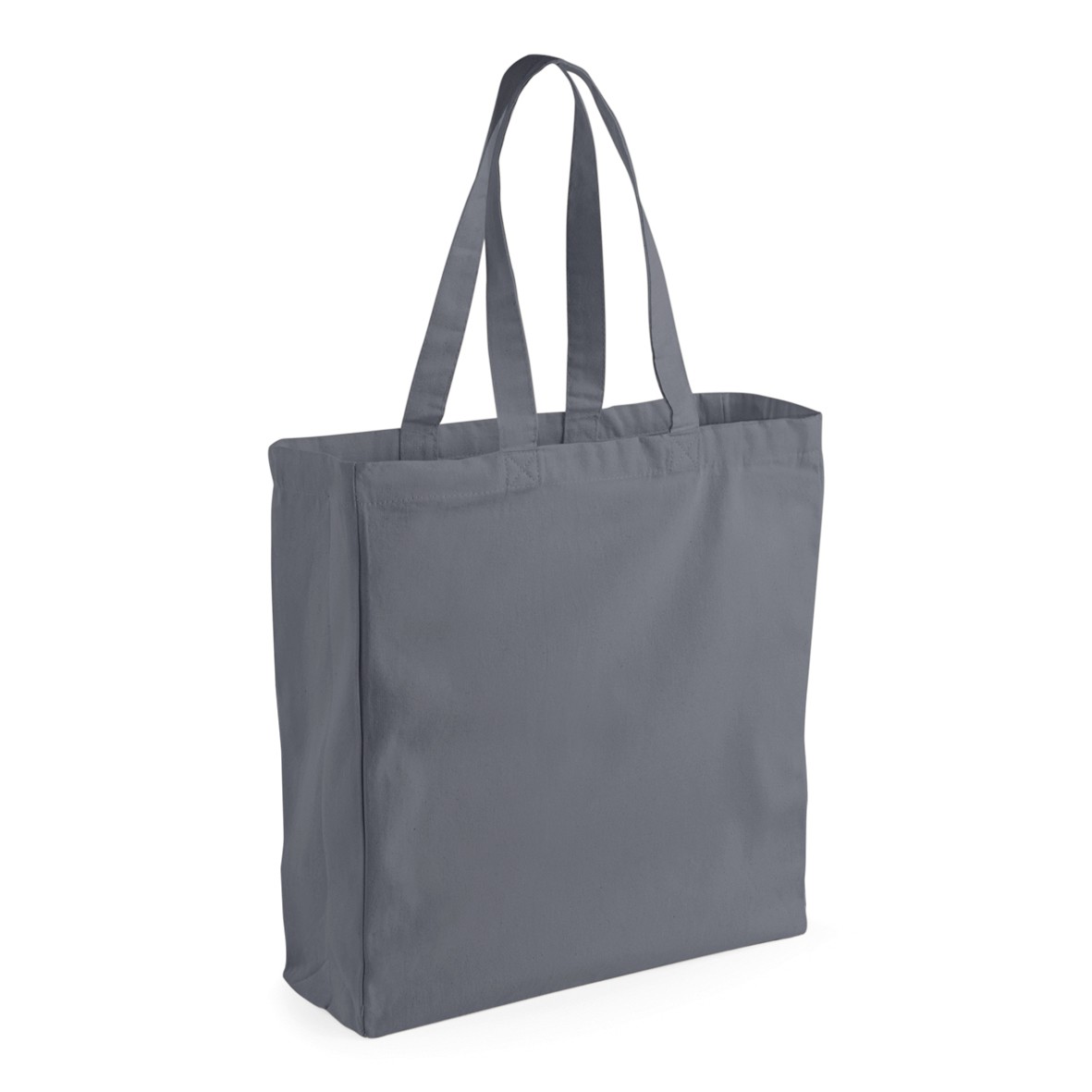 Westford Mill Canvas Classic Shopper Bag (W108) - Canvas Cotton Tote Handbags - Picture 7 of 10