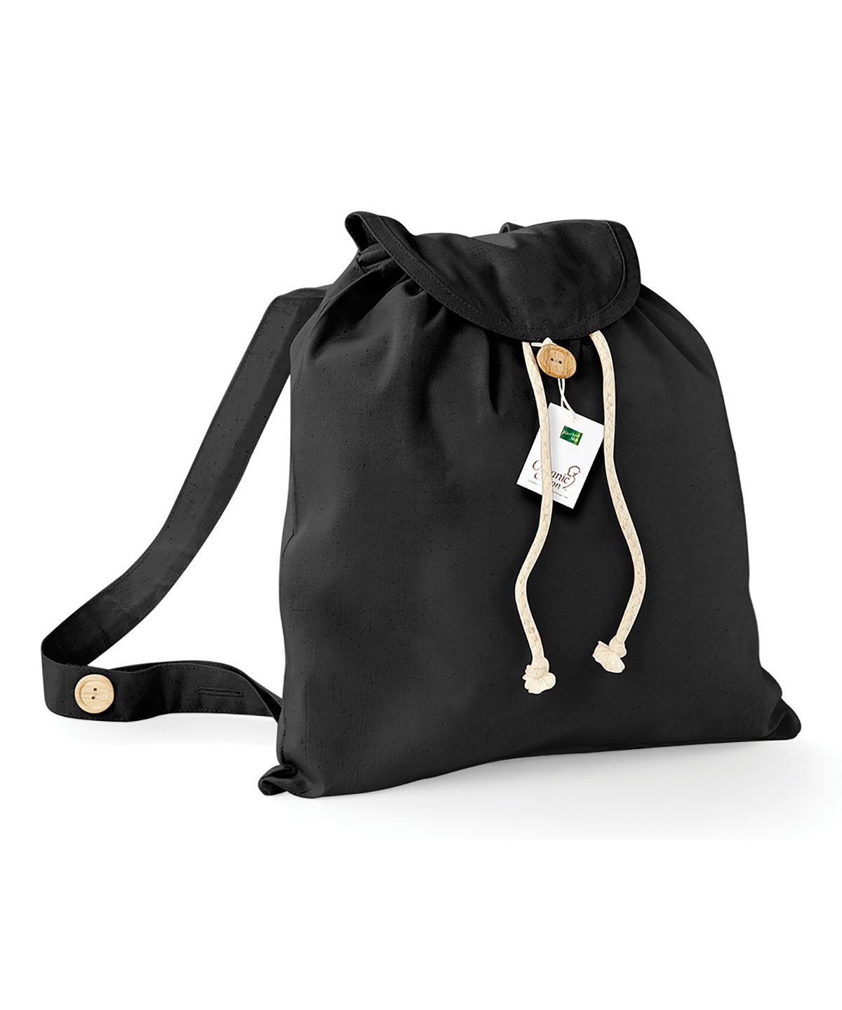Westford Mill Organic Festival Backpack (W185)-Cotton Rucksack Retro Travel Bag