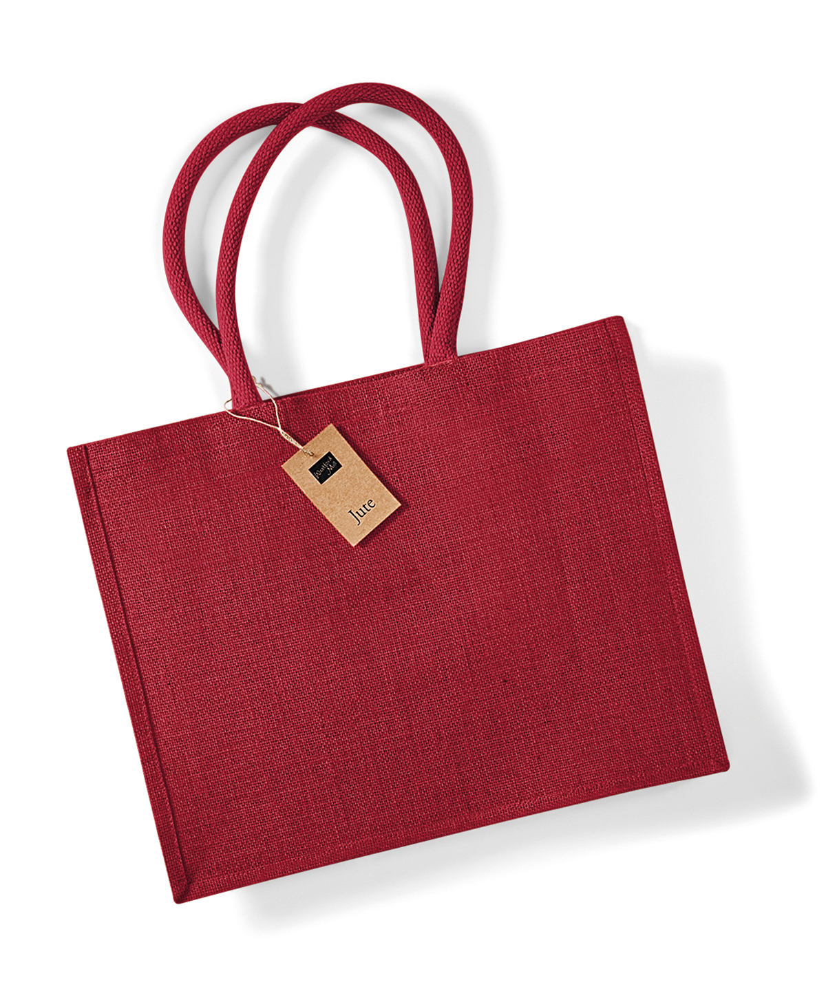 Westford Mill Jute Classic Shopper (W407) - Ladies Tote Natural Handbag - Picture 18 of 18