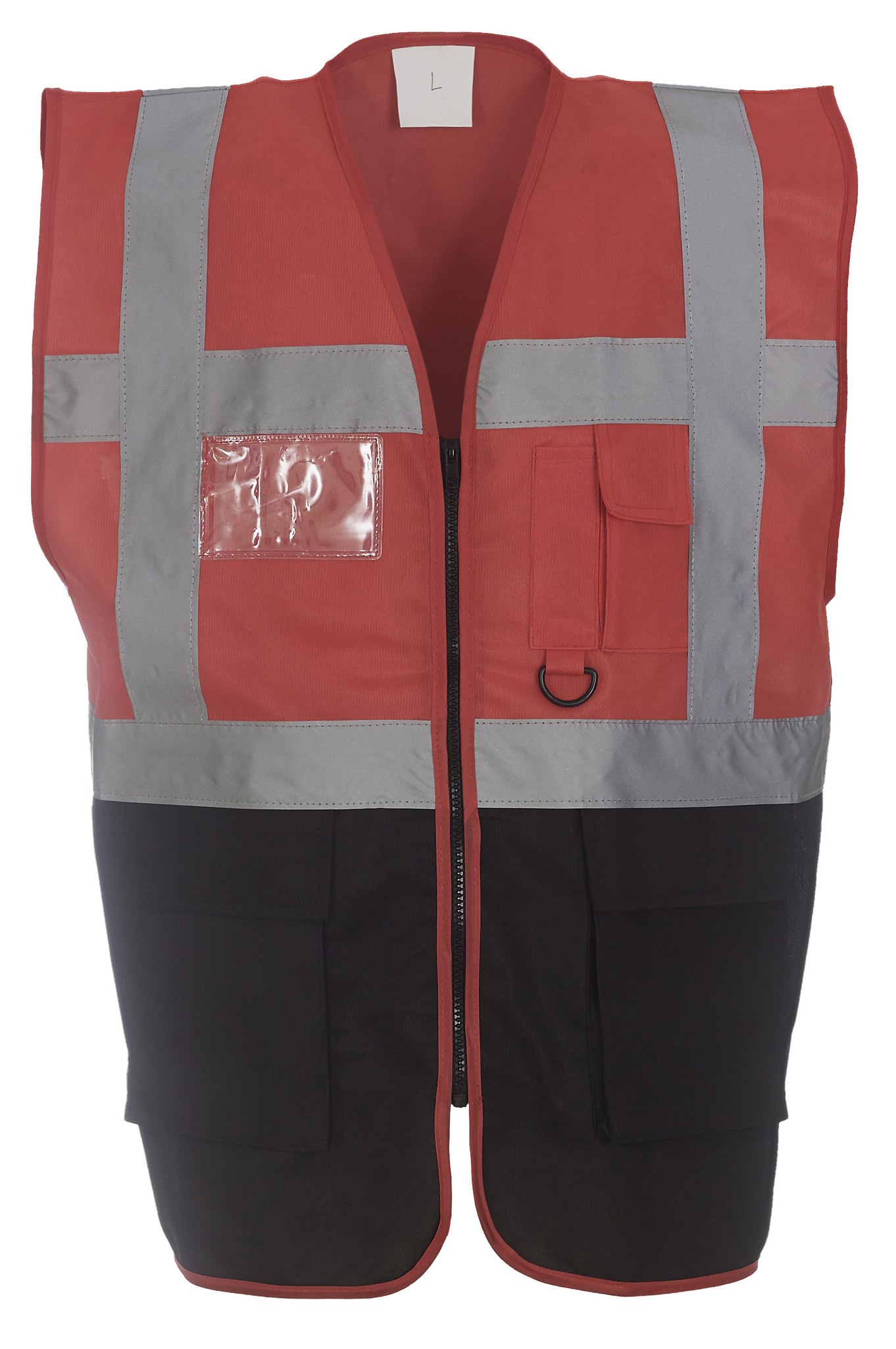 Yoko Hi-Vis Multi Functional Executive Waistcoat HVW801 - Men's Safety Workwear - Picture 11 of 31
