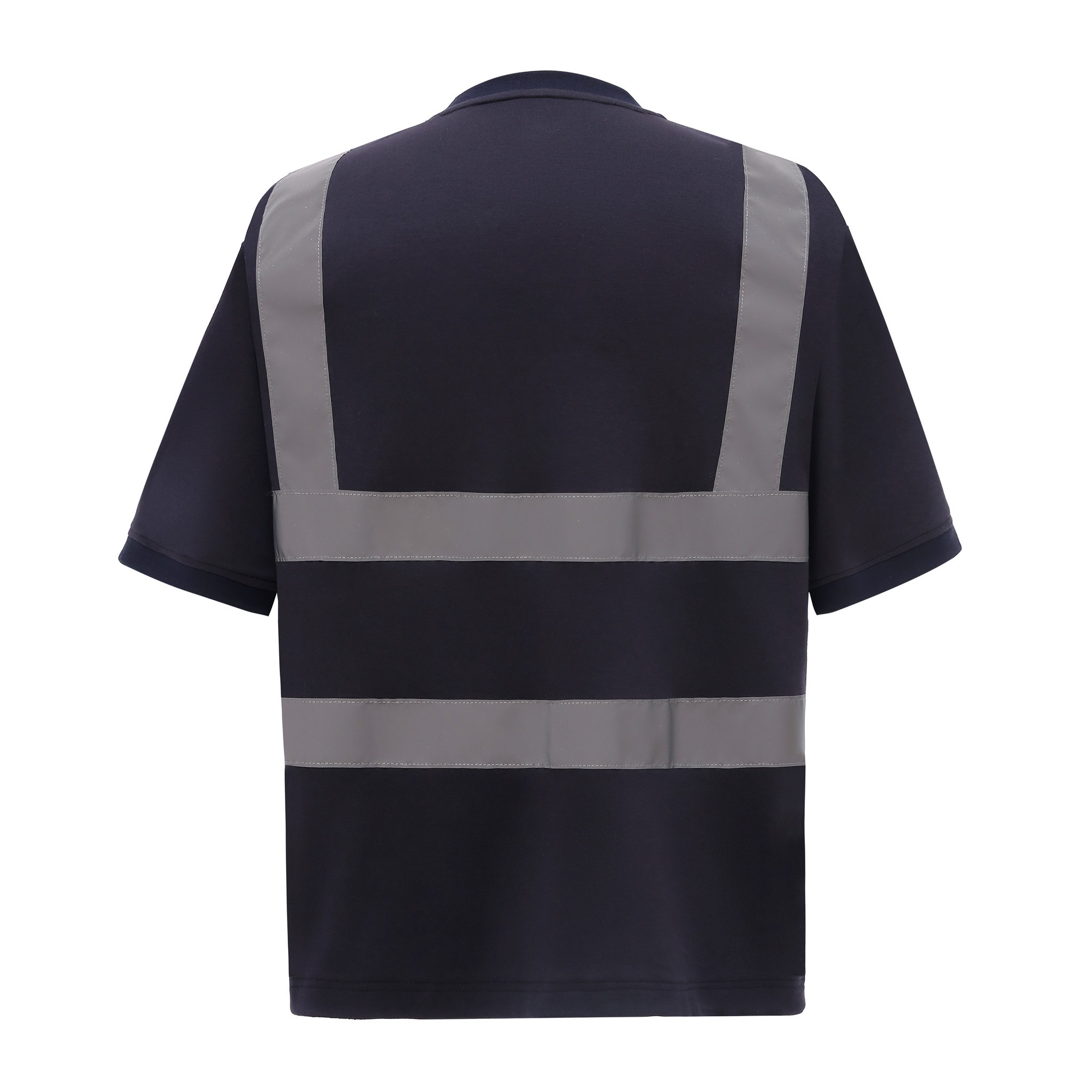 Yoko Hi-Vis T-Shirt HVJ410 – Kurzärmelig, Orange, Mit Reflektorstreifen, Herren, Neu Mit Etikett