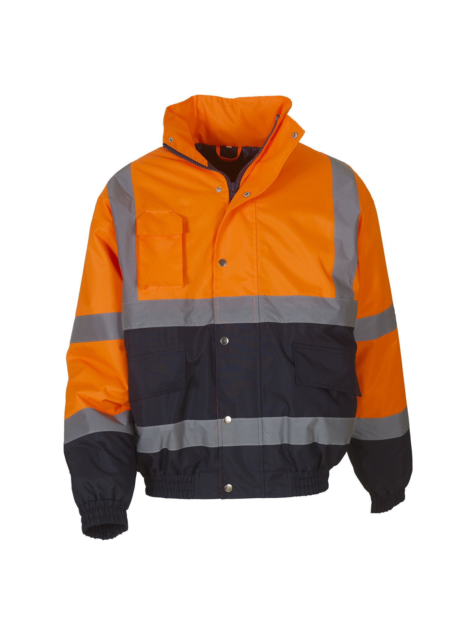 Yoko Hi-Vis Men’s Two Tone Bomber Jacket HVP218 – Waterproof Safety Work Wear