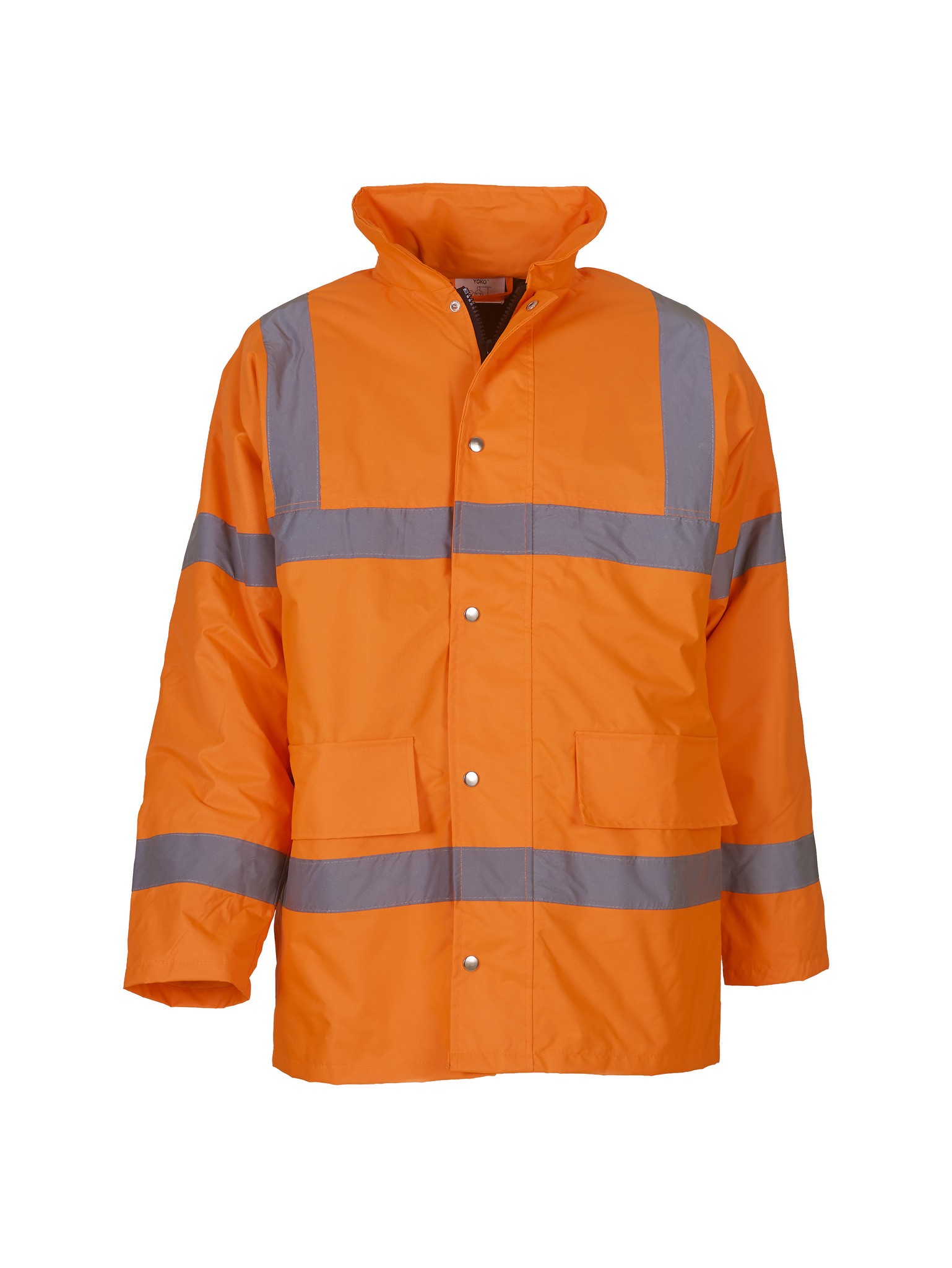 Yoko Hi-Vis Classic Motorway Lightweight Jacket HVP300 – Long Sleeve Safety Coat