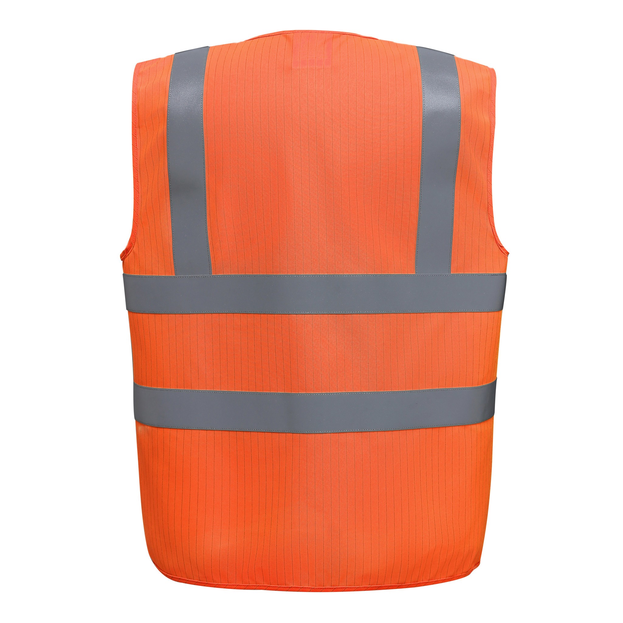 Yoko Hi-Vis Flame-Retardant Anti-static Waistcoat (HVW100ASFR) - Sleeveless Top - Picture 8 of 12