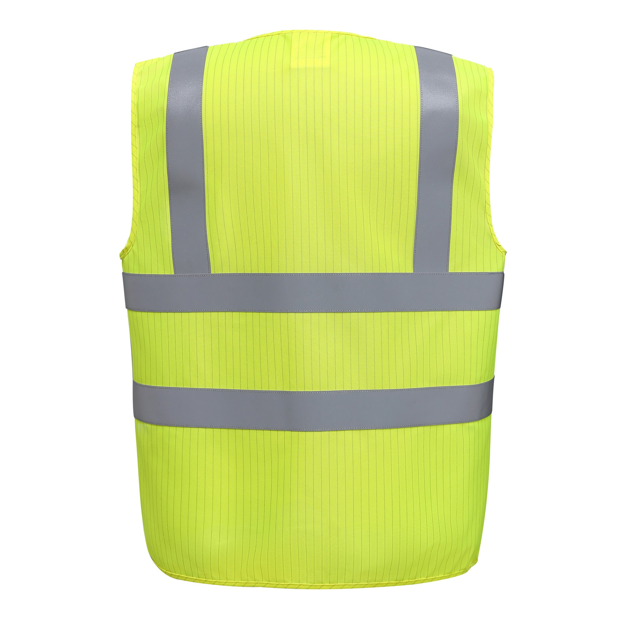 Yoko Hi-Vis Flame-Retardant Anti-static Waistcoat (HVW100ASFR) - Sleeveless Top - Picture 11 of 12