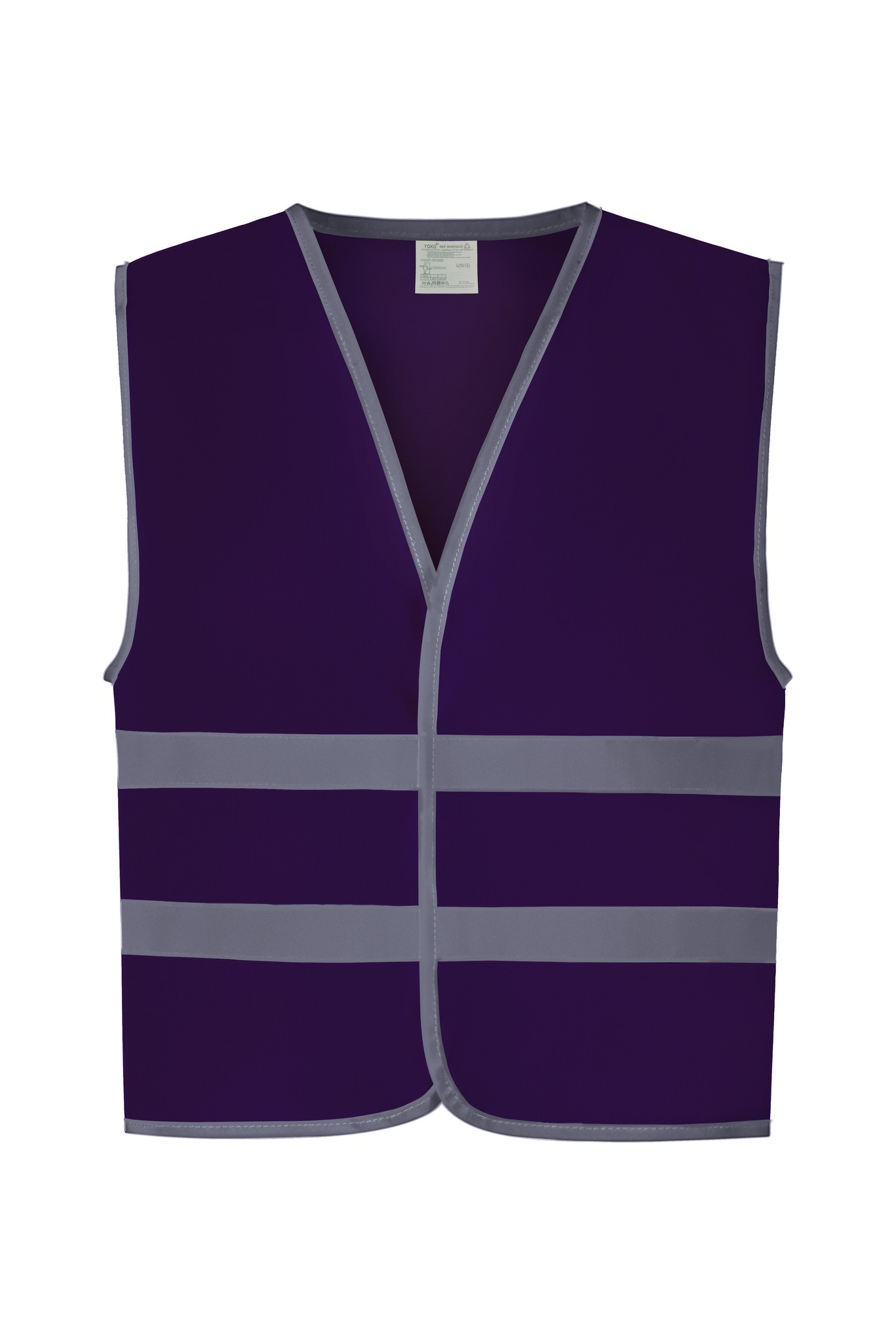Yoko Hi-Vis Border Junior Kids Waistcoat HVW102CH - Childrens Safety Wear Coat - Picture 9 of 30